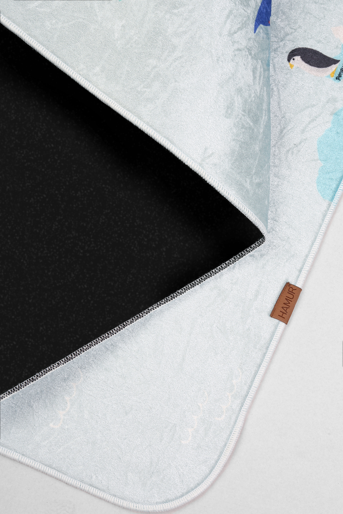 HAMUR Dünya Haritası Oyun Matı Bebek Çocuk Halısı Mavi Yenidoğan Yumuşak Aktivite Etkinlik Örtüsü fotoğrafı 7 (önizleme)