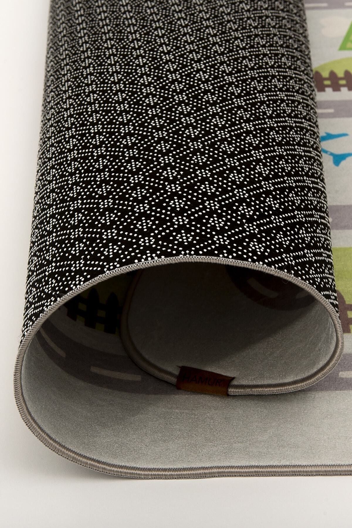 HAMUR Road Oyun Matı Bebek Çocuk Halısı Yollar Arabalar Yenidoğan Yumuşak Aktivite Etkinlik Örtüsü fotoğrafı 3 (önizleme)