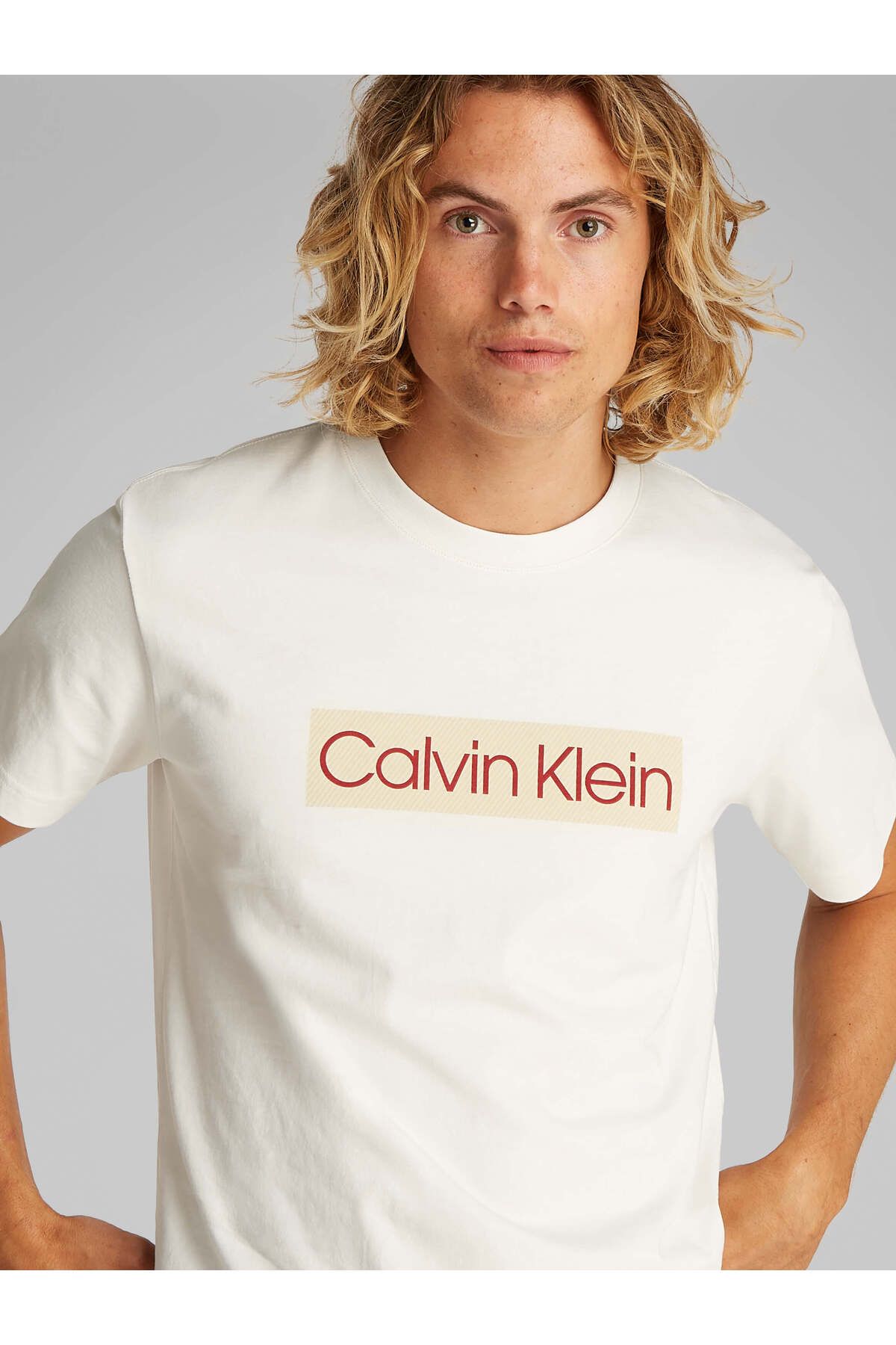 Calvin Klein-Label Print Tee 5