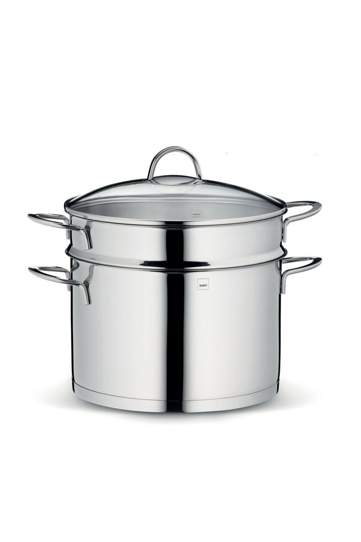 KELA Keck Lang Oala De Paste Inox Cu Capac Cailin 24cm - One Size