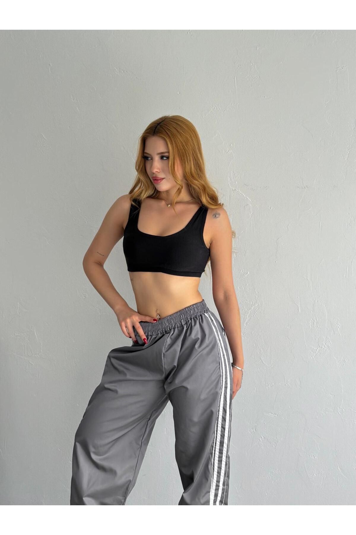 DENİKK-Unisex Parachute Fabric Trend Tracksuit Bottom 3