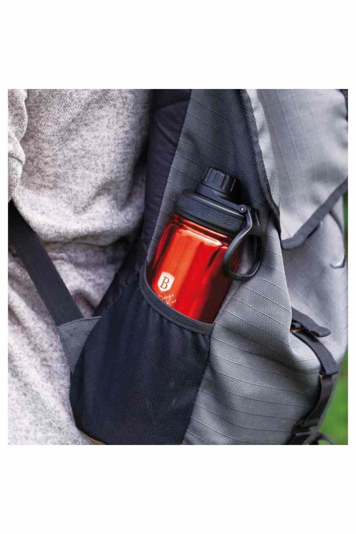 Berlinger Haus-18/10 stainless steel sports bottle Burgundy Metallic Line 0.54 l 7