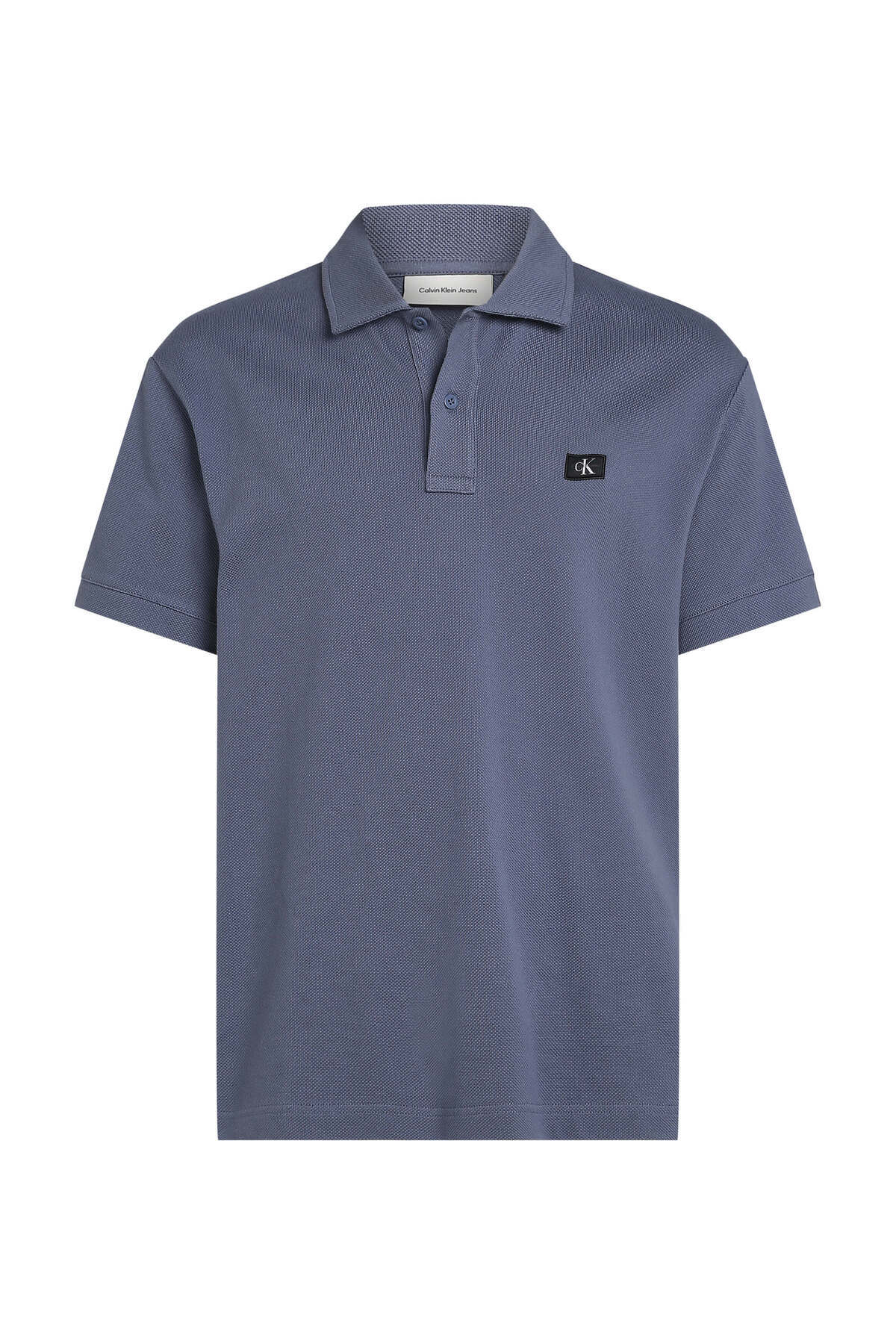 Calvin Klein-POLO MIT GEWEBTEM ETIKETT 5