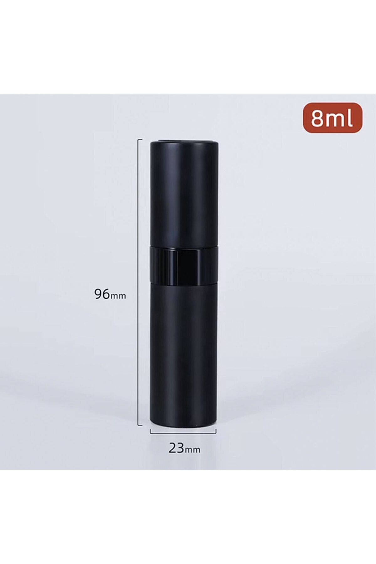 MIBRU-Coffee Bean Spray Bottle – Black Aluminum Refillable Moisturizing Sprayer (9.8x2.3cm) 6