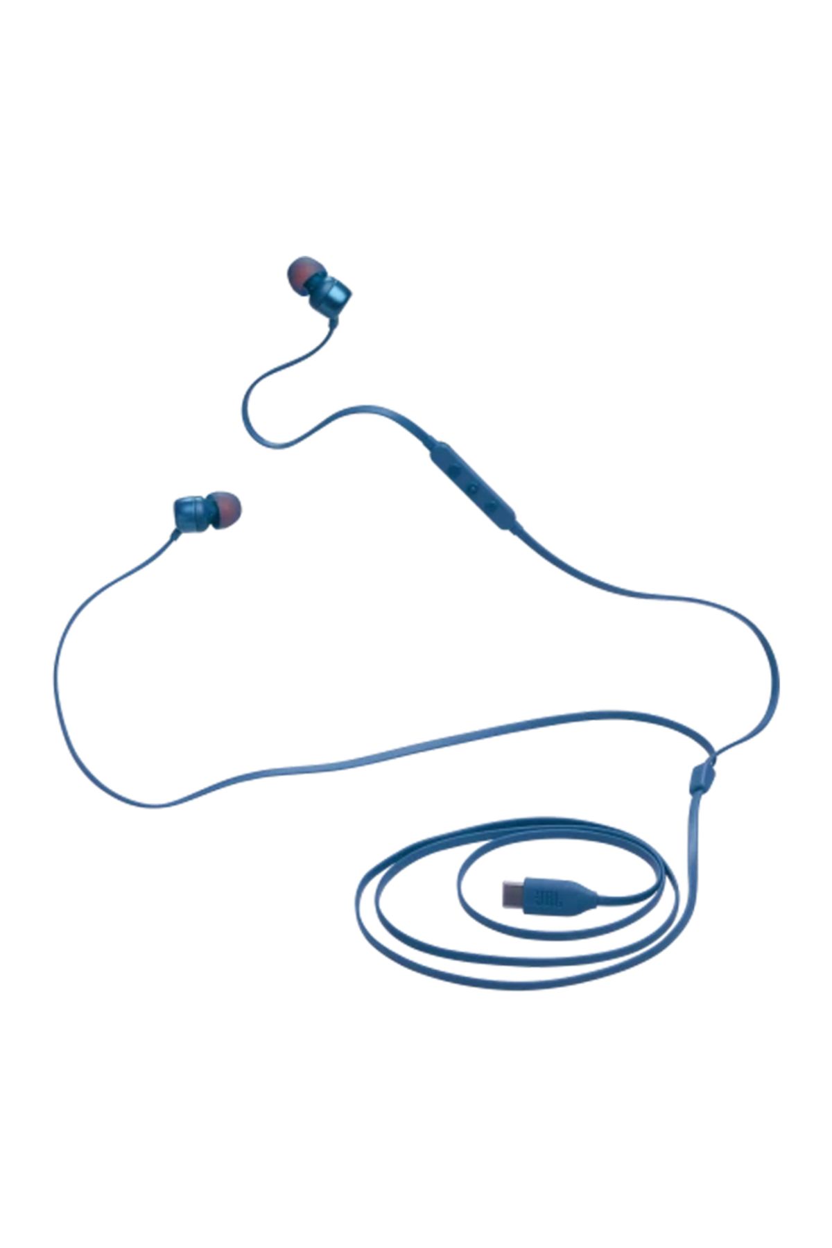 JBL-JBL T310C Wired In-Ear Headphones with JBL Pure Bass Sound and One-Button Remote – Blue 4