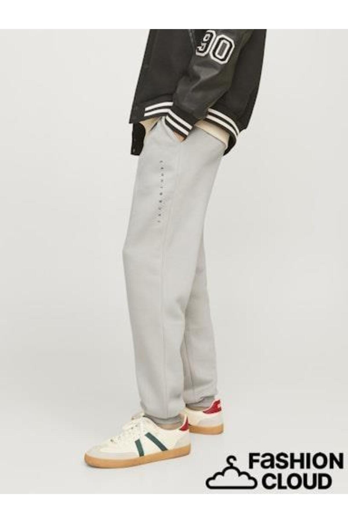 شلوار گرمکن ورزشی مردانه راسته فاق نرمال | جک اند جونز Jack & Jones AKLN235275 - تصویر 3
