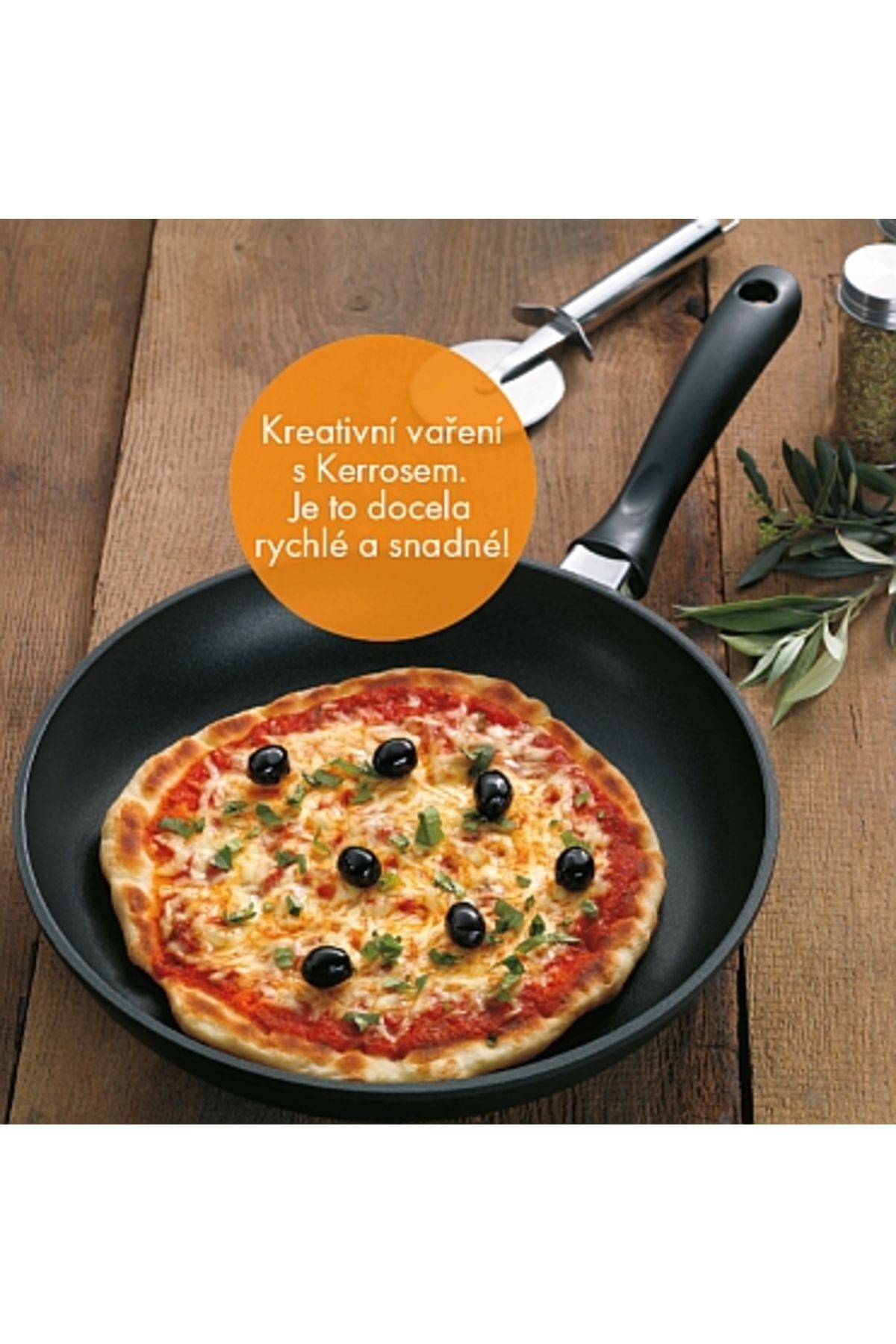 KELA Keck Lang-KERROS deep frying pan with non-stick surface 28 cm 5