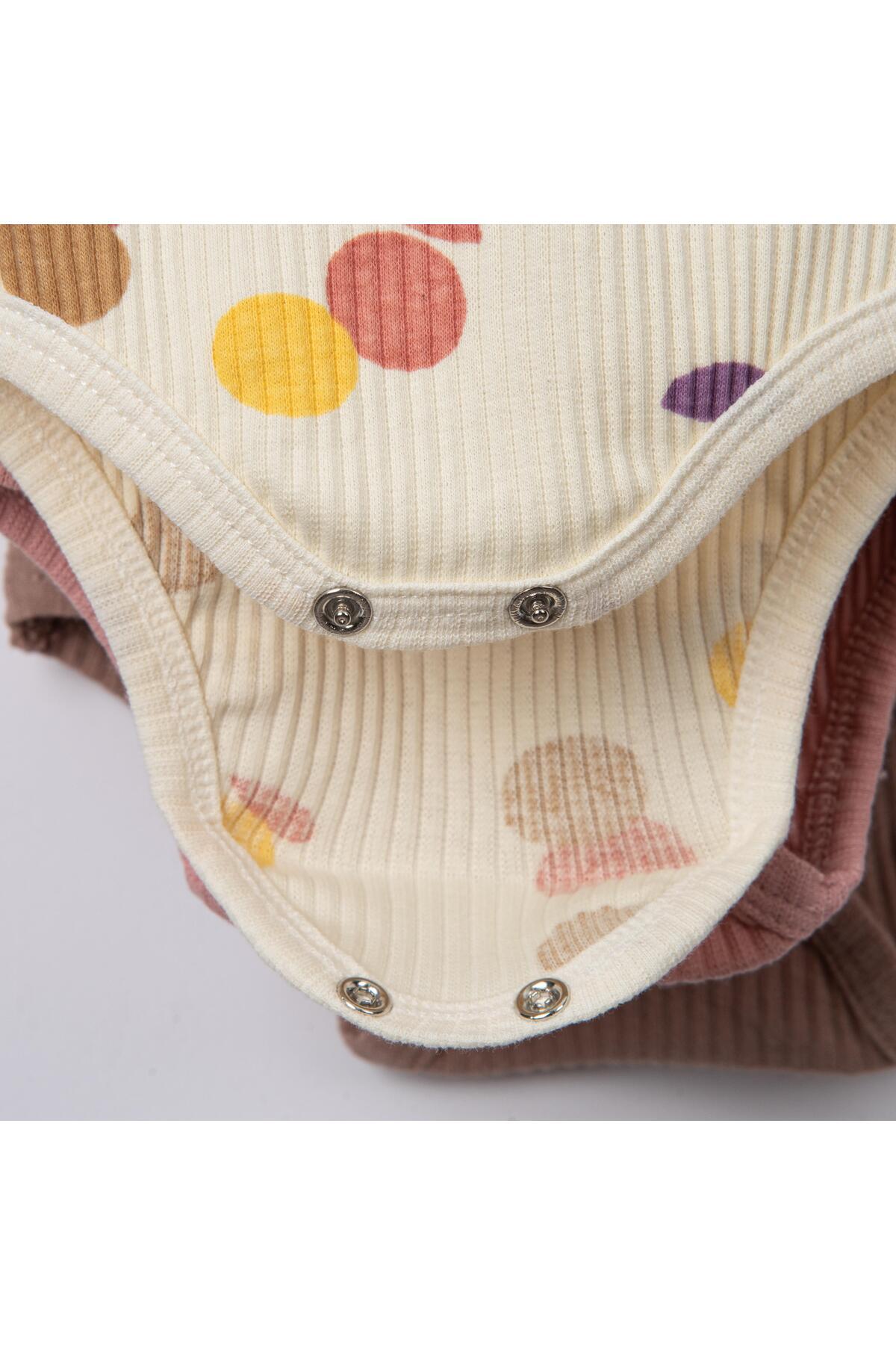 Lolons Benek Temalı Kız Bebek Üçlü Patikli Tek Alt fotoğrafı 7 (önizleme)