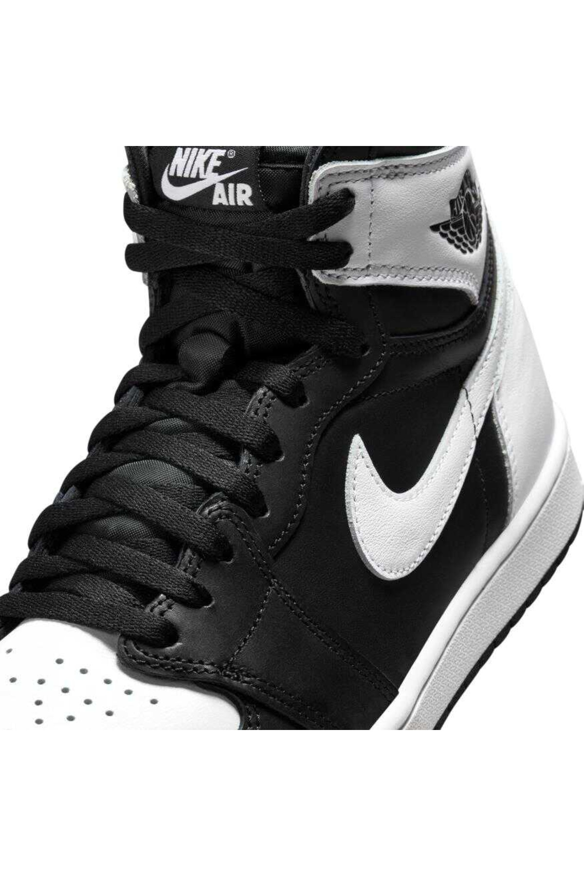 靴 AirJordan1 RetroHighOG BlackandSmokeGrey Nike Air Jordan 1 Retro HIGH siyah beyaz - Fiyatı, Yorumları
