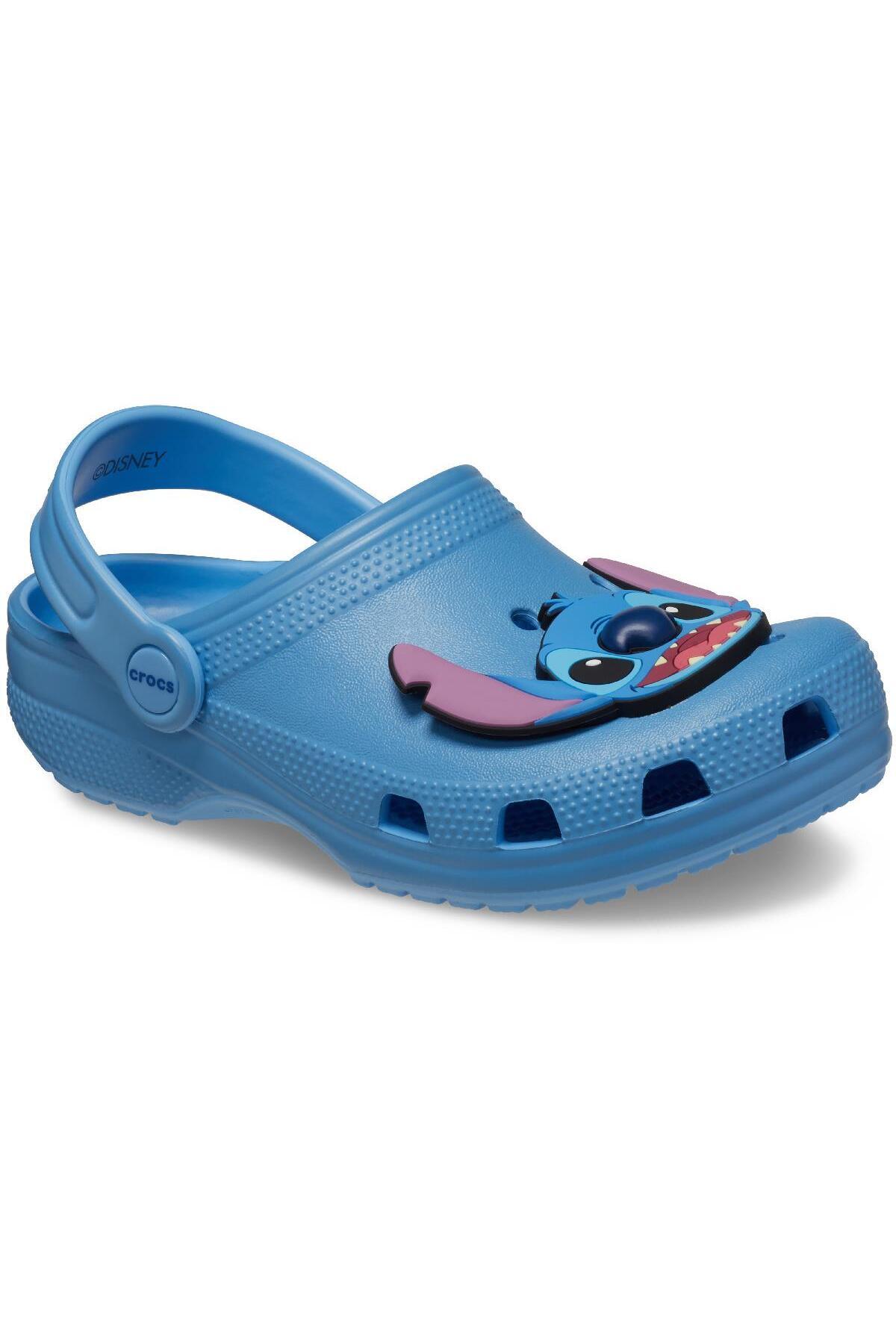 Crocs-Stitch Classic Clog Παιδικές Παντόφλες 209464-4tb Oxygen 4
