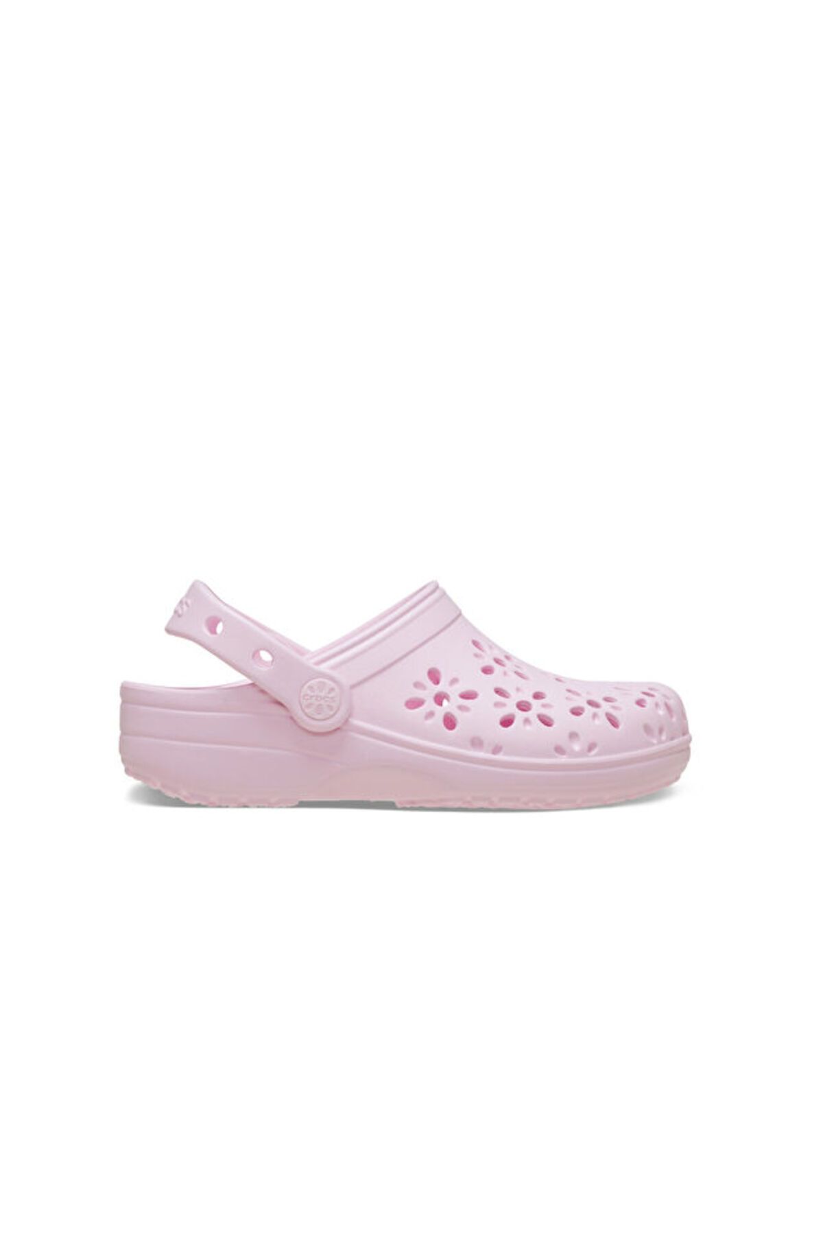دمپایی بچه گانه کلاسیک گلدار Clog K 210943-6ZW صورتی Crocs