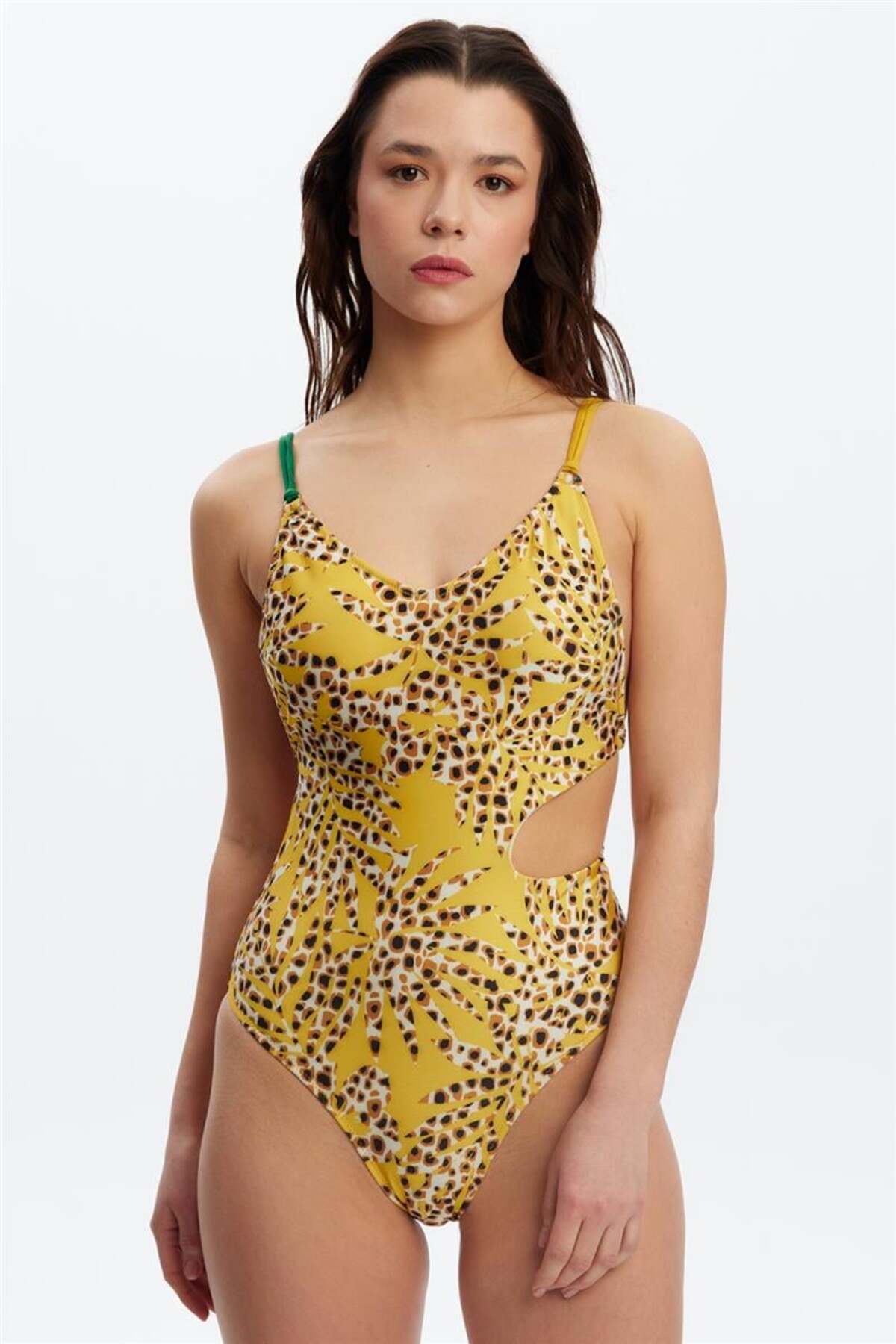 M2618 V-NECK SWIMSUIT