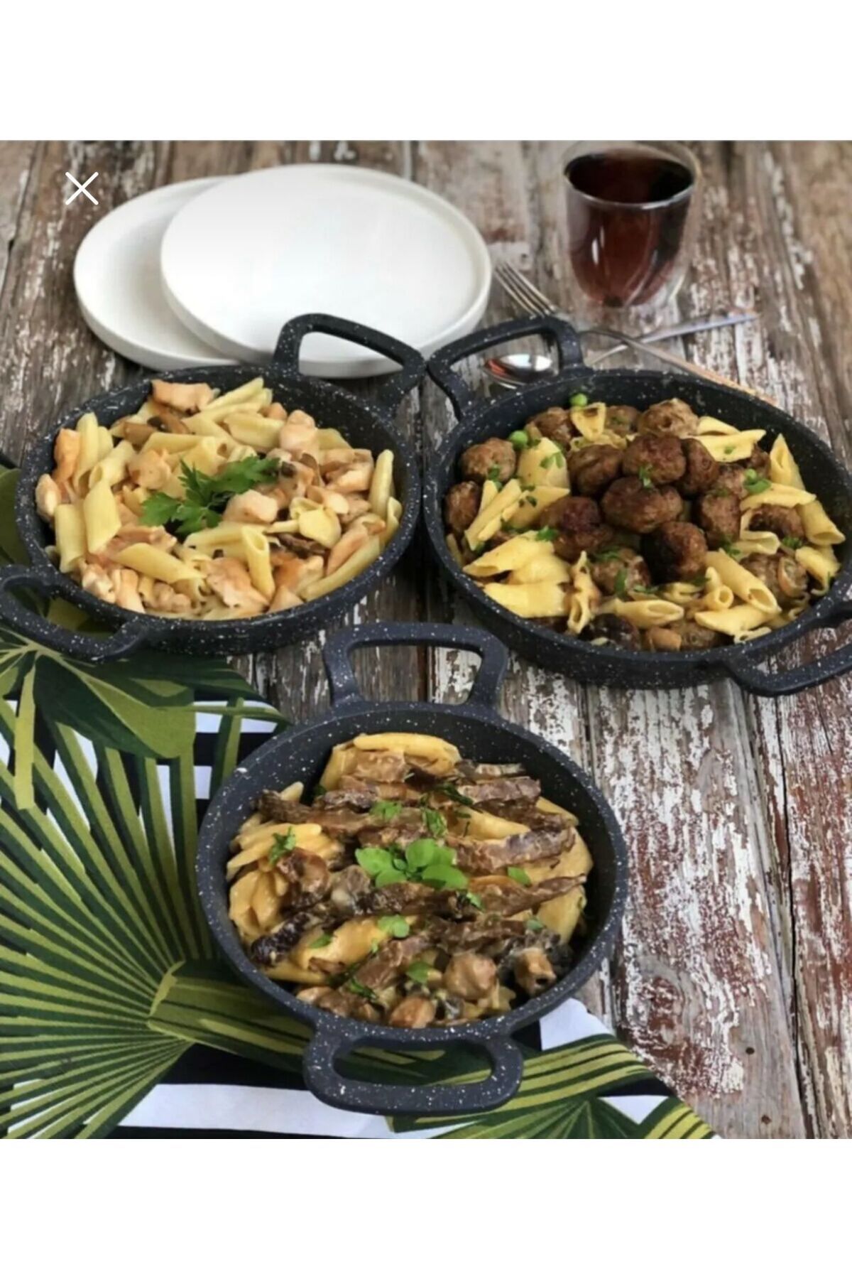 Eda-Cast Iron Pan Set 16/18/20 8