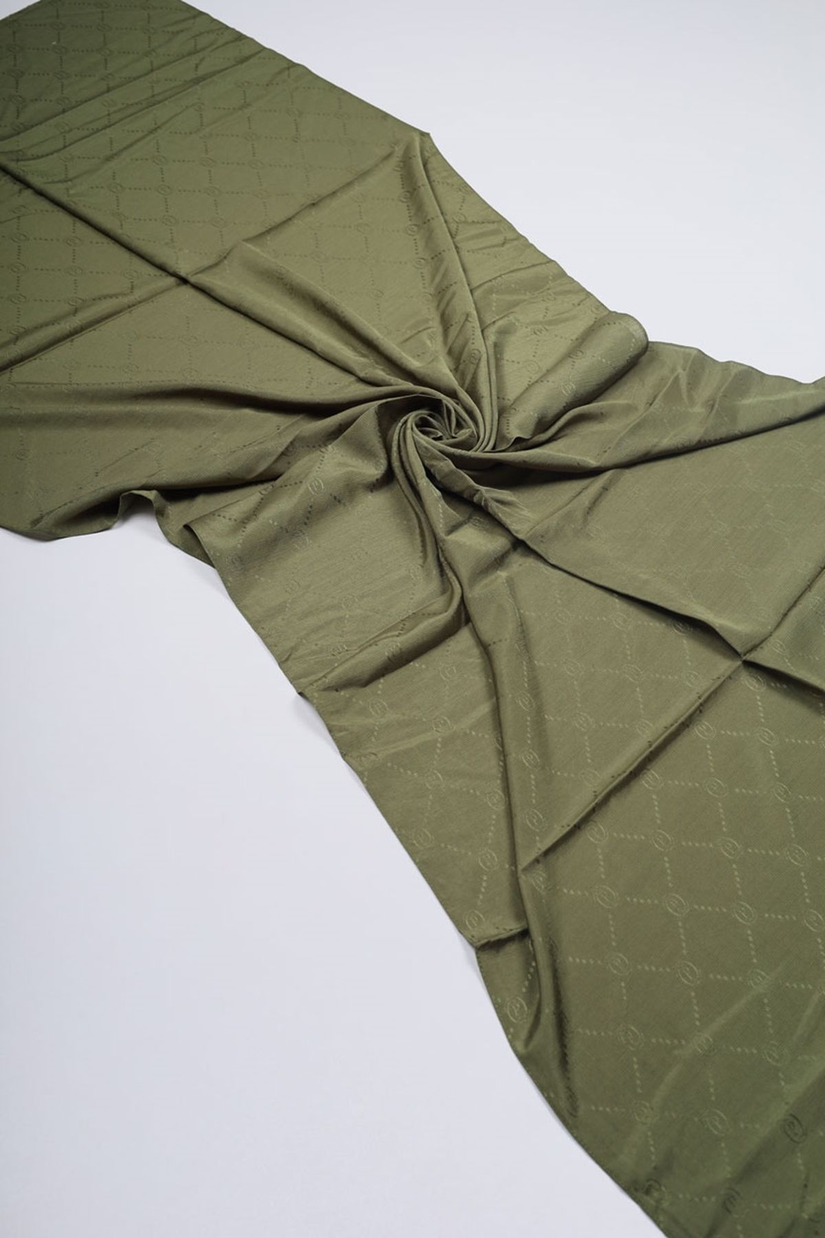 PİRAMİT-Pyramid Monogram Flush Shawl - Pattern-06 - Color-26 1