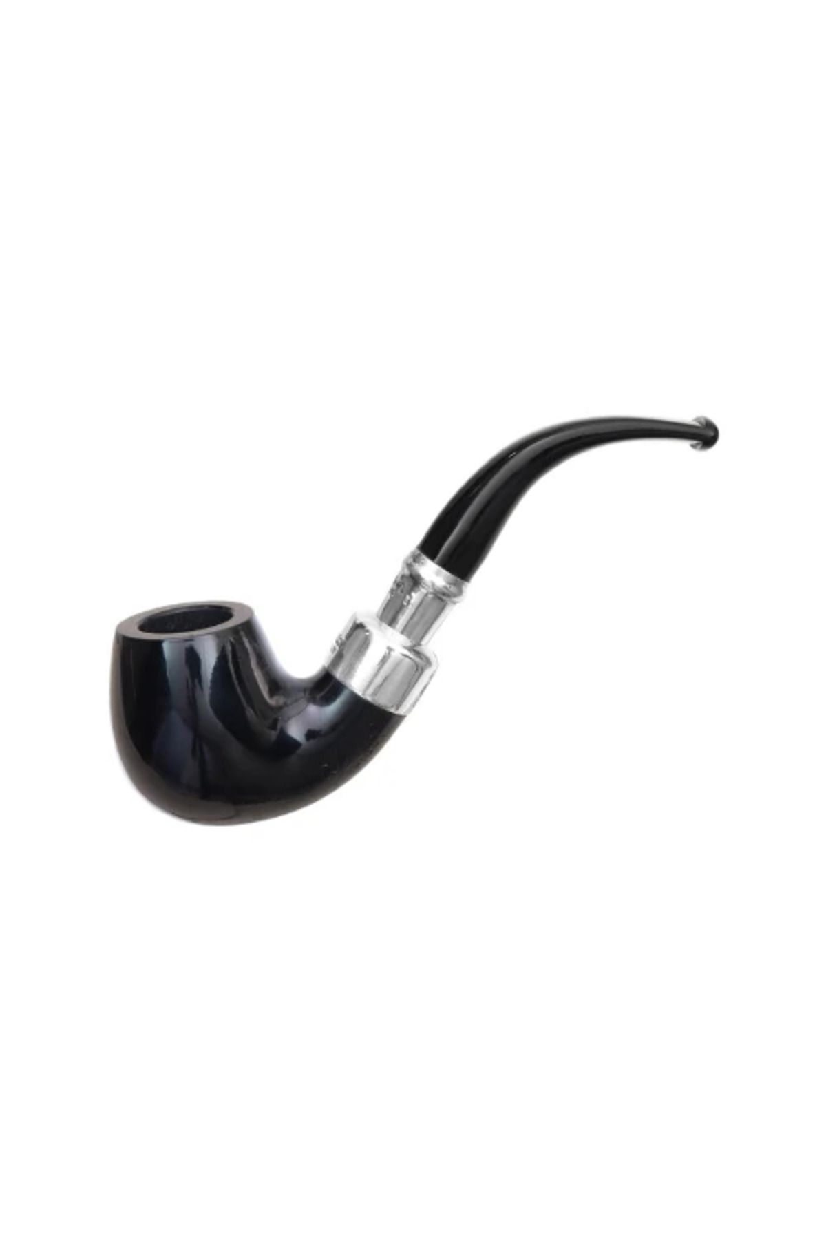 Peterson Ebony Spigot 221 9mm. Filtreli Akrilik Saplı Pipo 205907