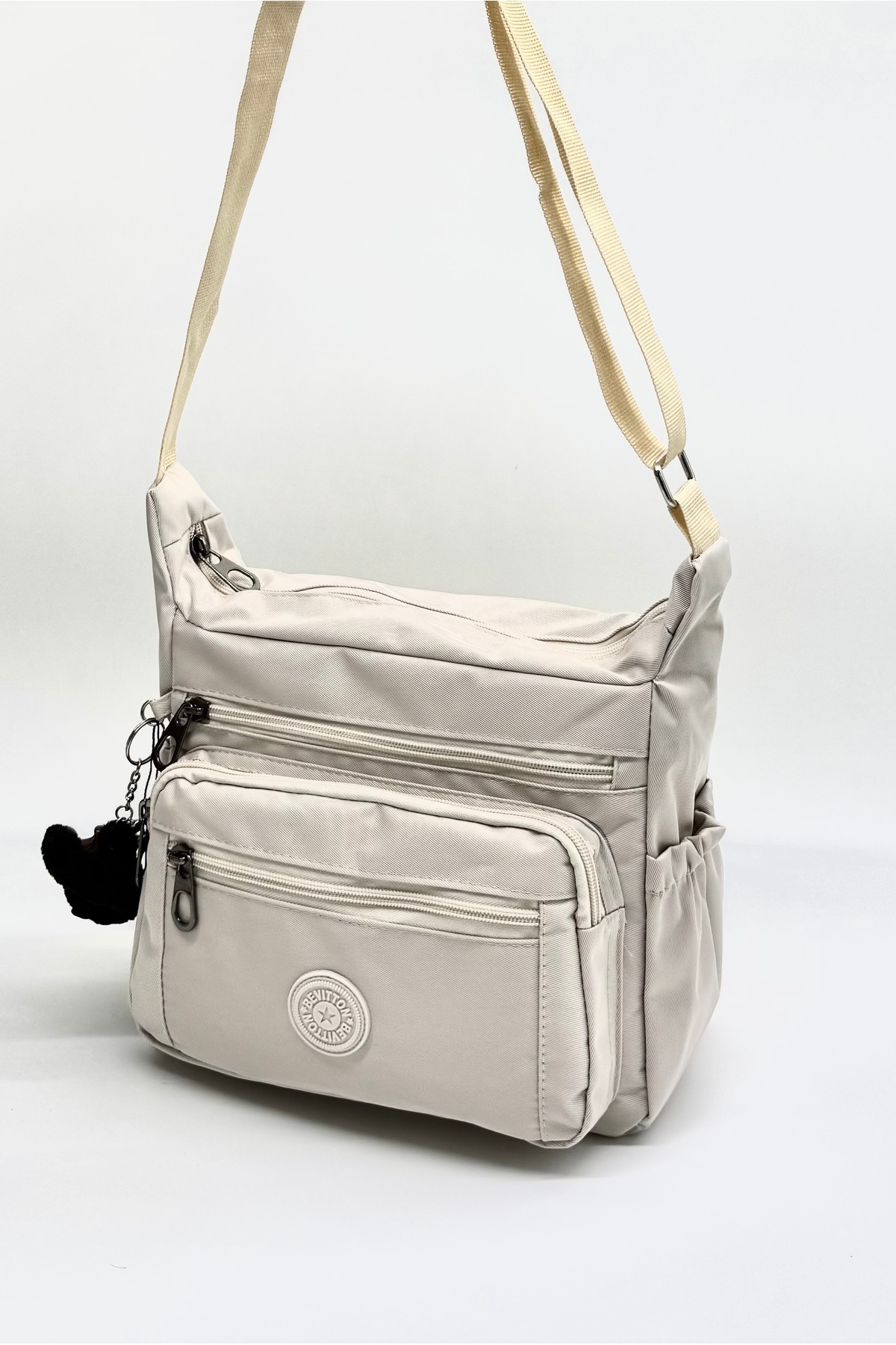 Bevitton-Beige Crossbody Messenger Women's Shoulder Bag 4100 Model 4