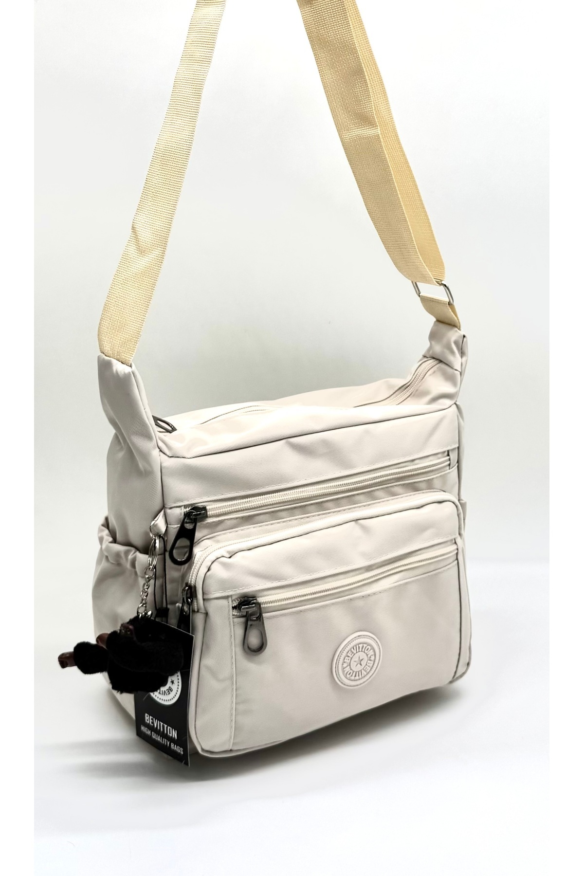 Bevitton-Beige Crossbody Messenger Women's Shoulder Bag 4100 Model 2