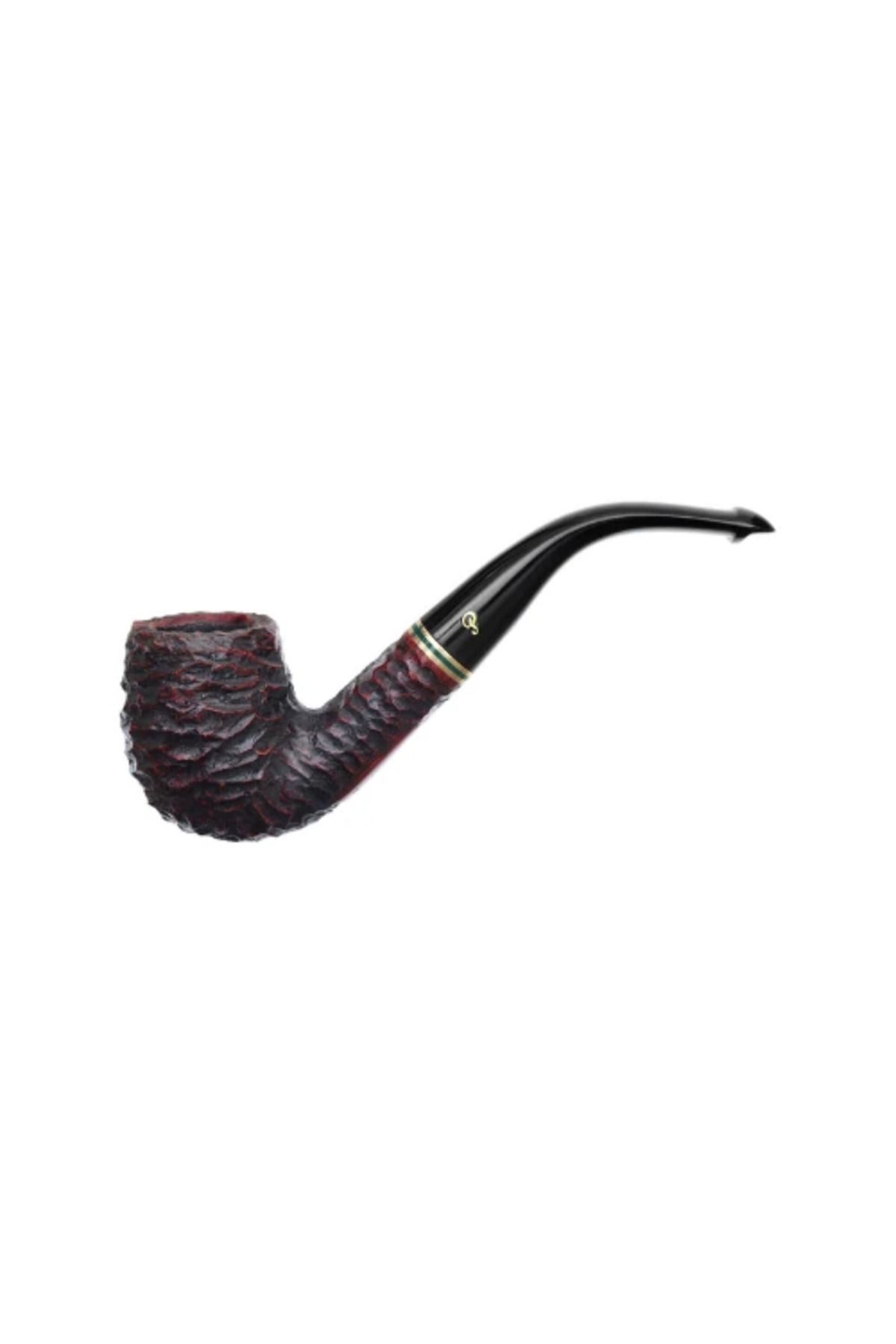 Peterson Emerald Rusticated 69 9mm. Filtreli Vulcanite Saplı Pipo 205930