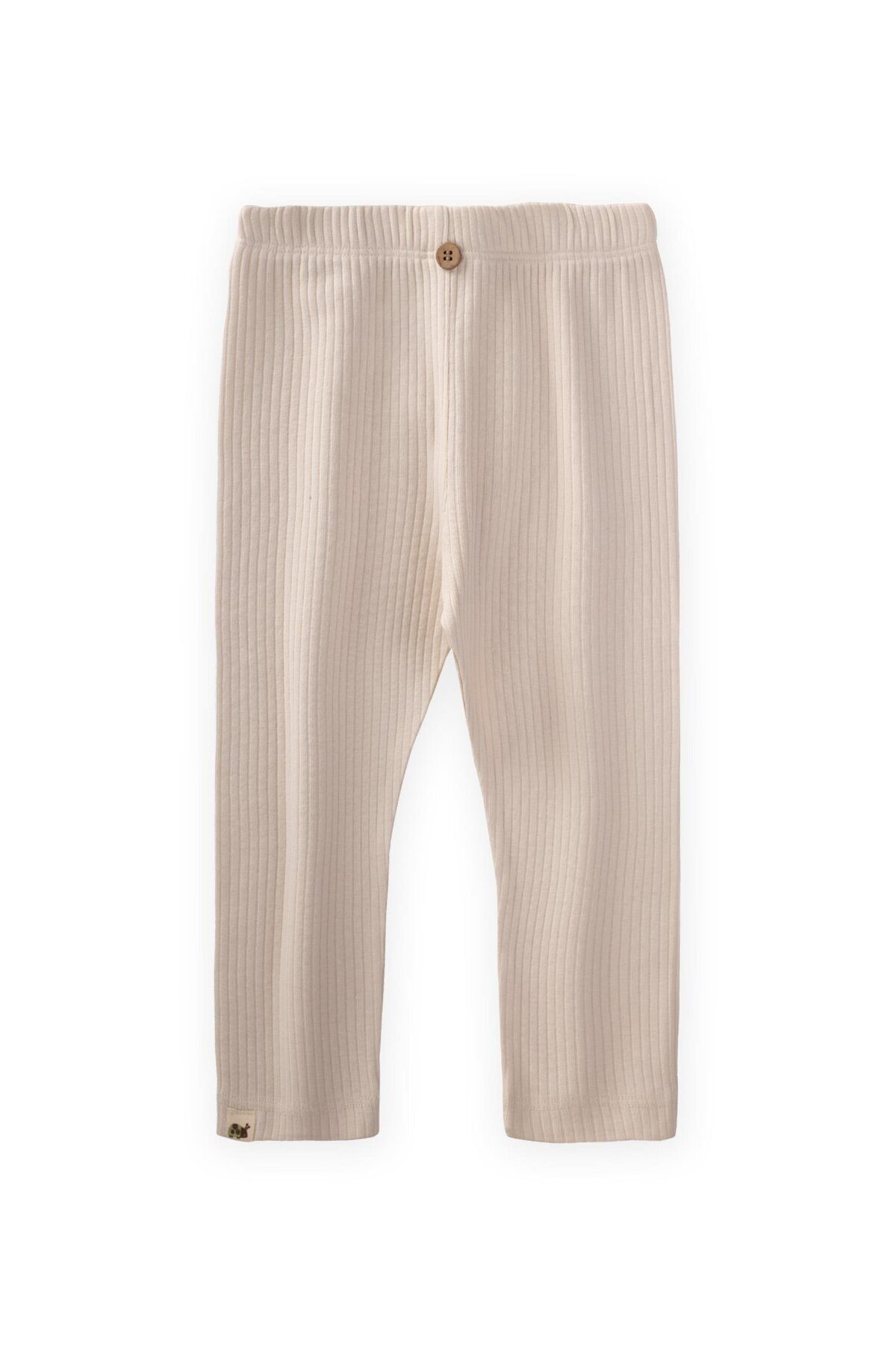Cigit-Gerippte Leggings 0-5 Jahre Hellbeige 2