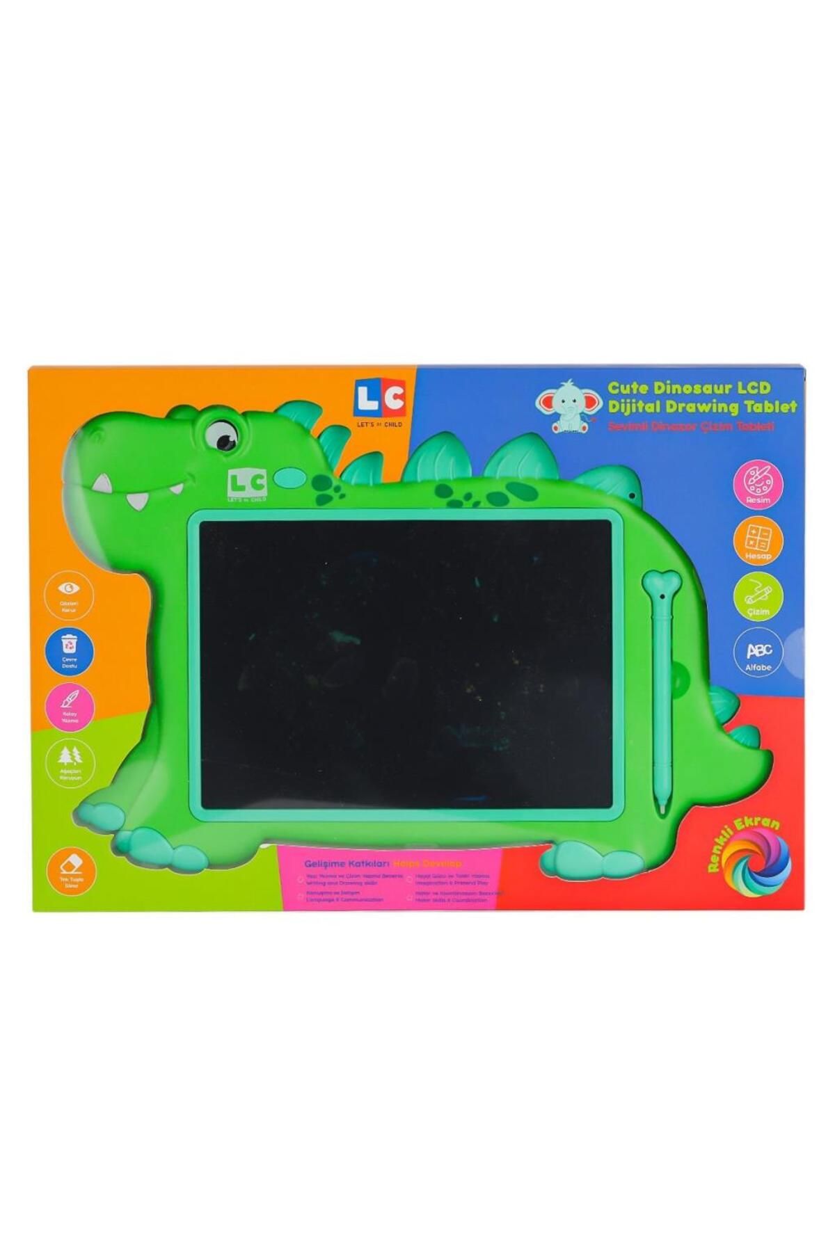 mrpurple Nessiworld LC-31068 SEVİMLİ DİNAZOR ÇİZİM TABLETİ 10 İNÇ