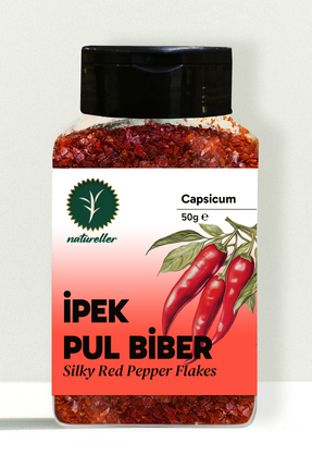 Natureller İpek Pul Biber - 50gr