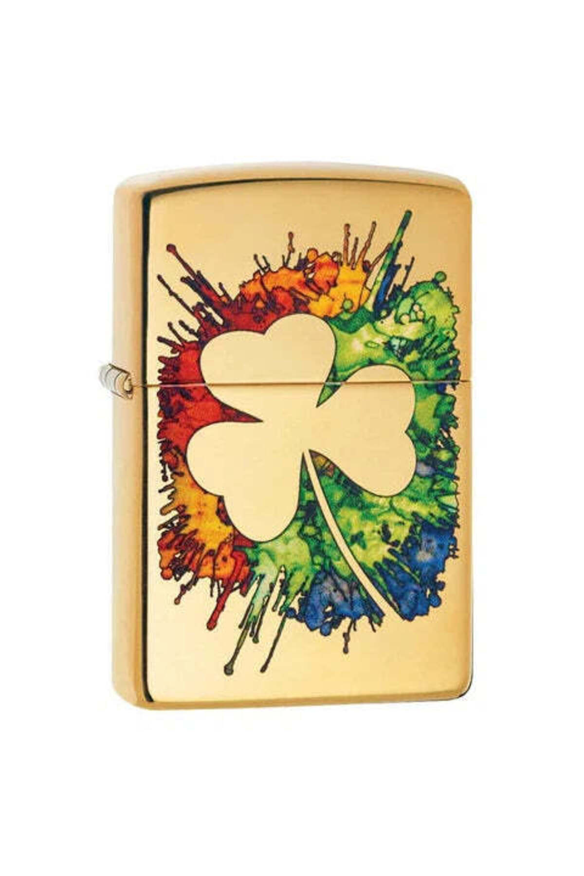 Zippo-تصميم جرافيتي أخف على شكل برسيم [49125] 1