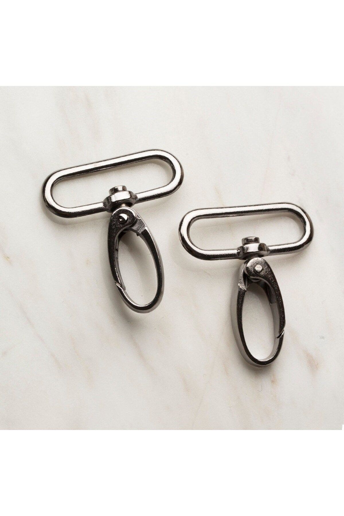 New Things Loren 3 cm 2 li Makrome Füme Rengi Anahtarlık Kanc
