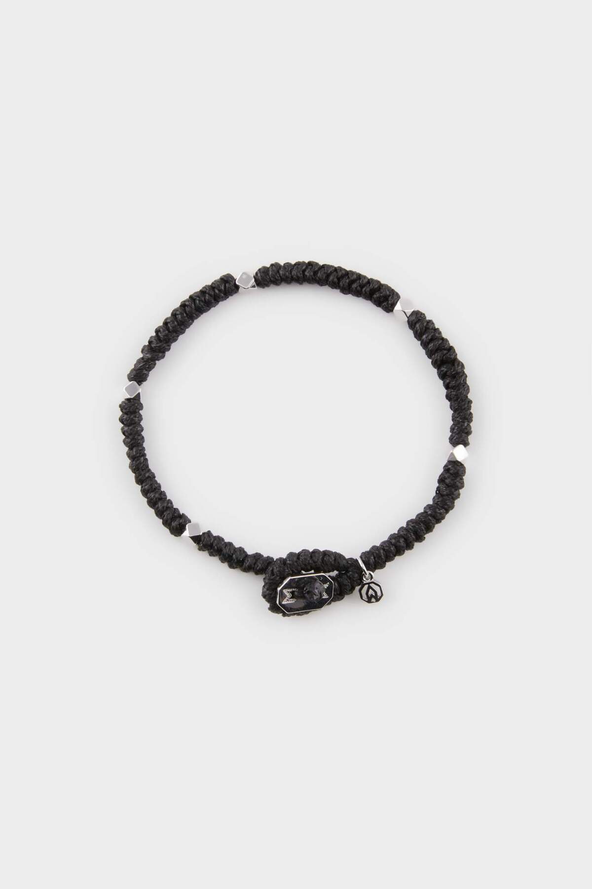 DeFacto-Silberschwarzes Schlangenarmband mit Stahl- und Seilteilen – Atolyewolf E6123axns 2