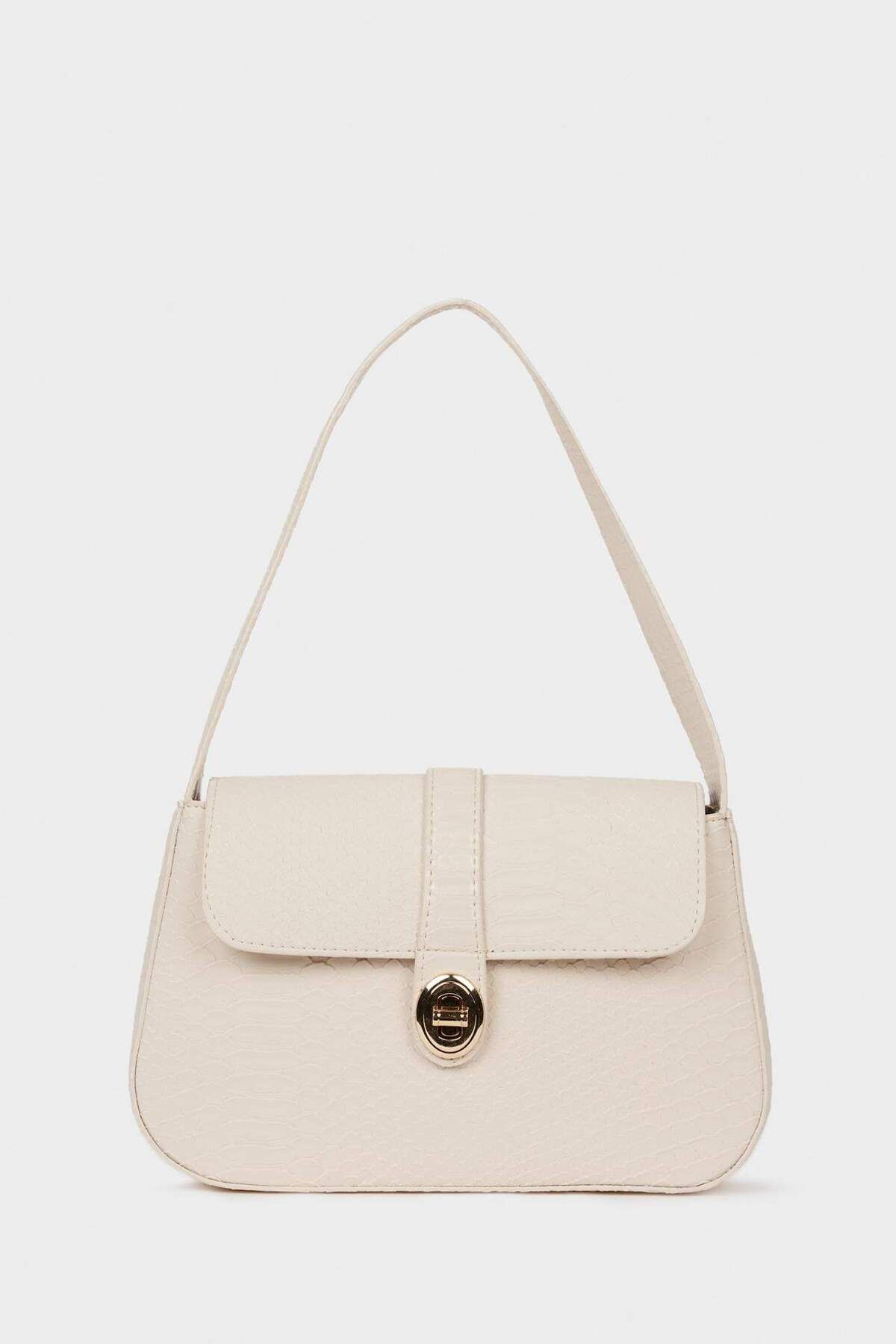 DeFacto-Baguette-Tasche mit Schlangenledermuster für Damen E6966AXNS 2