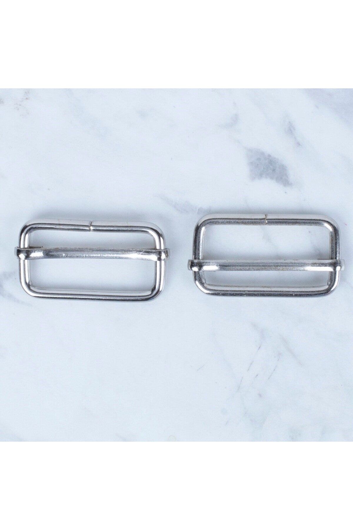 New Things Loren Gümüş Metal Toka Sürgülü 2 li Paket