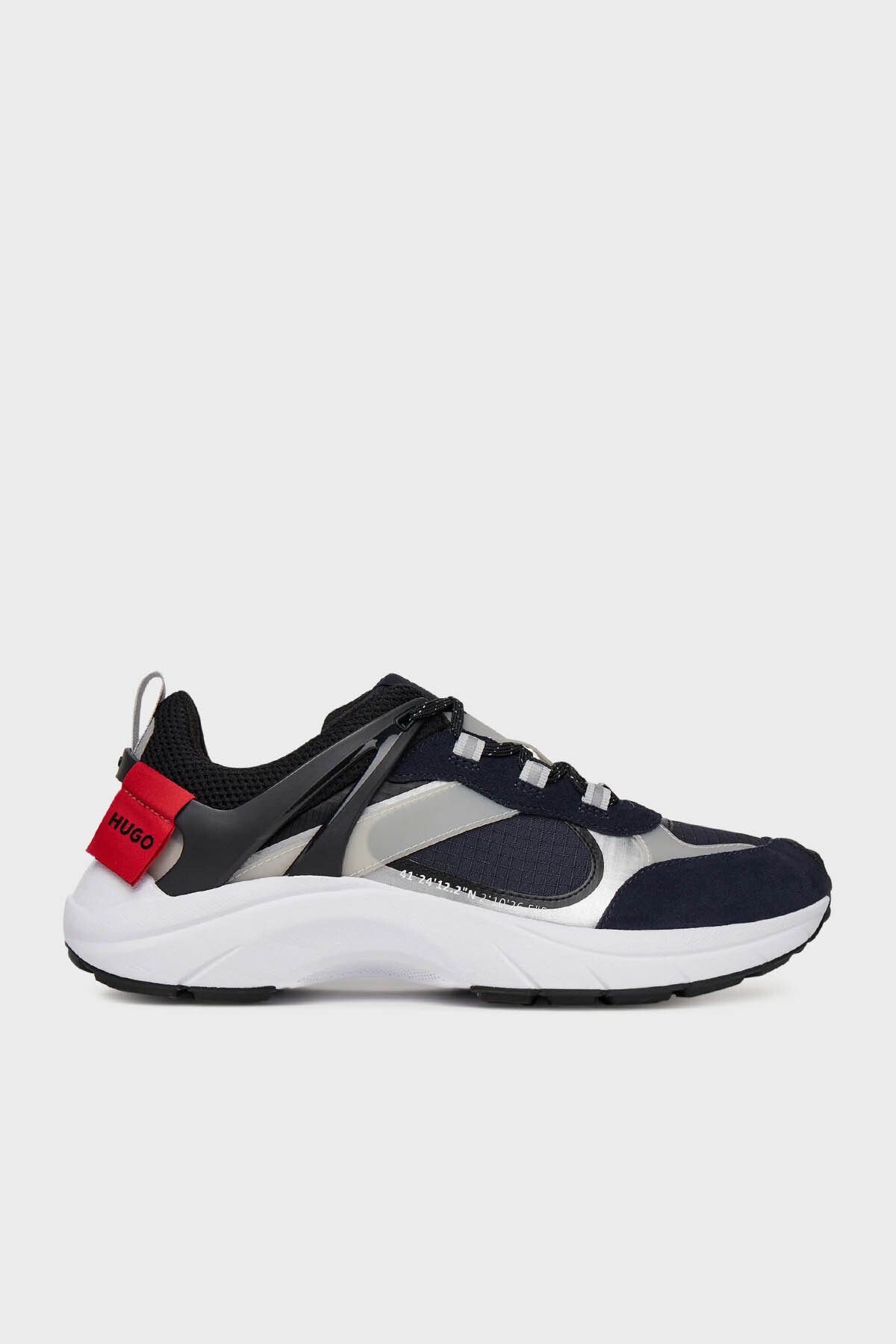 HUGO Süet ve Fileli Sneaker Ayakkabı Erkek AYAKKABI 50541703
