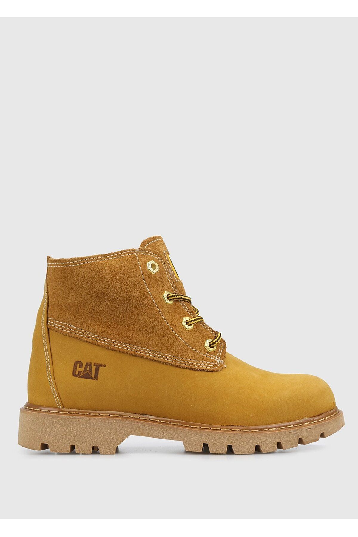 چکمه های نبوک زنانه خز شتر عسلی ورمونت H04 015z101183 Caterpillar