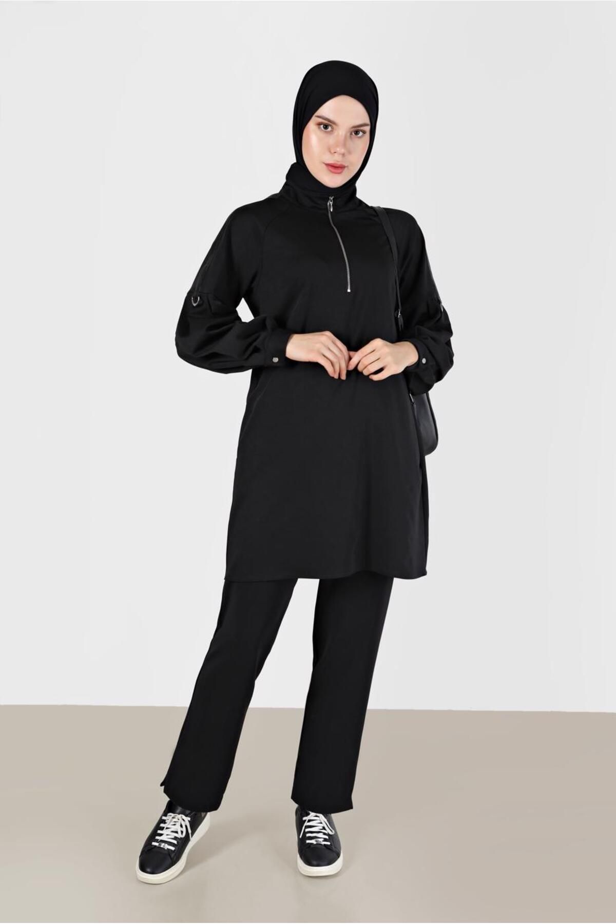 TUNIC زیپ دار 42322 نوار چرمی Alvina