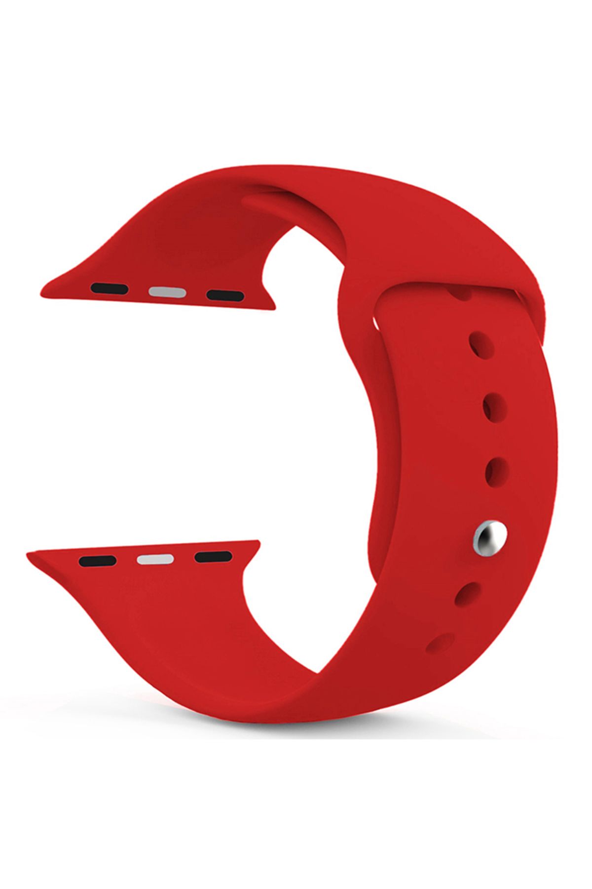 Pİ GLOBAL Akıllı Saat Silikon Kordon 38/40 Mm Kırmızı