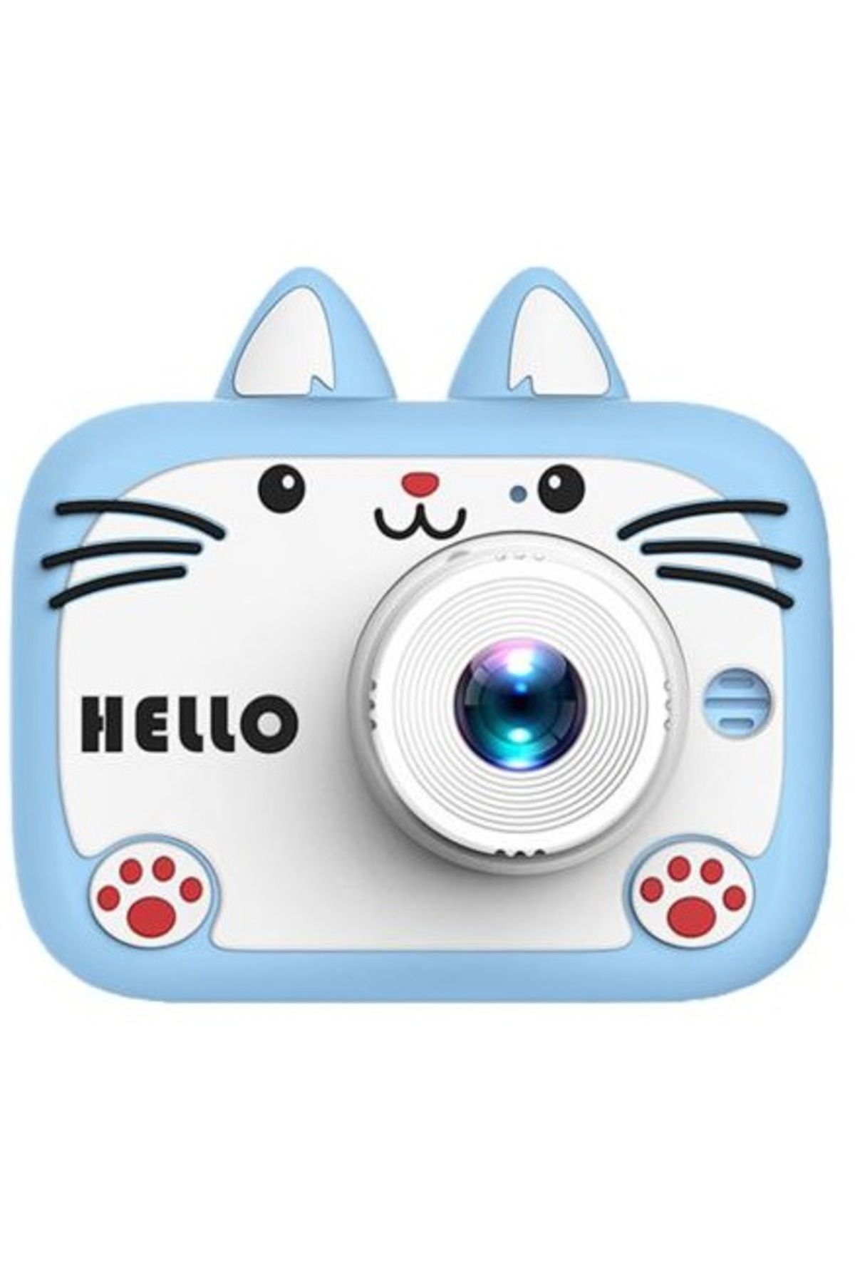 Pİ GLOBAL Mini Karikatür Çocuklar Dijital Kamera 1080P Mavi KS102