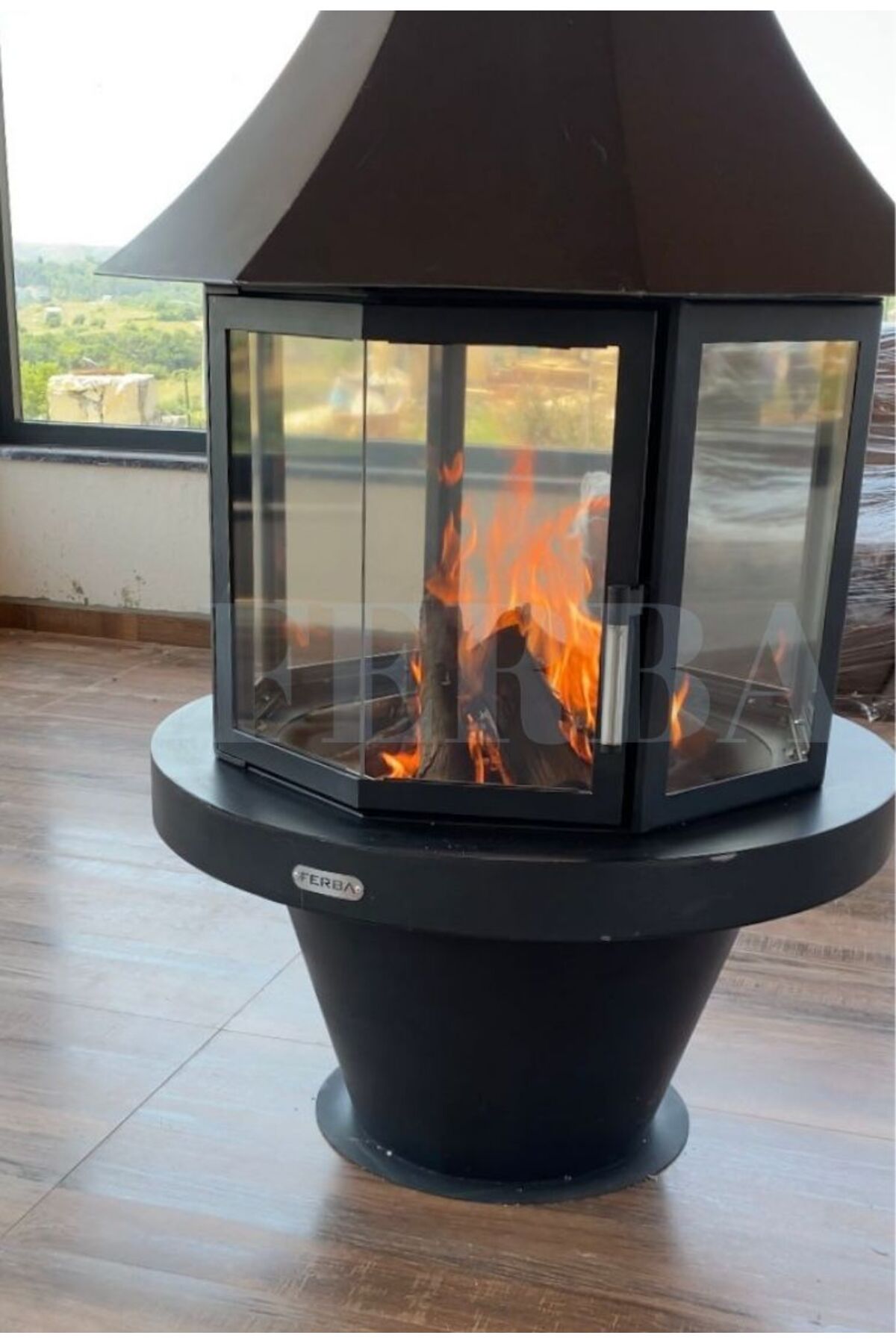 FERBA Octagon 8 Gen Metal Orta Şömine - Fiyatı, Yorumları