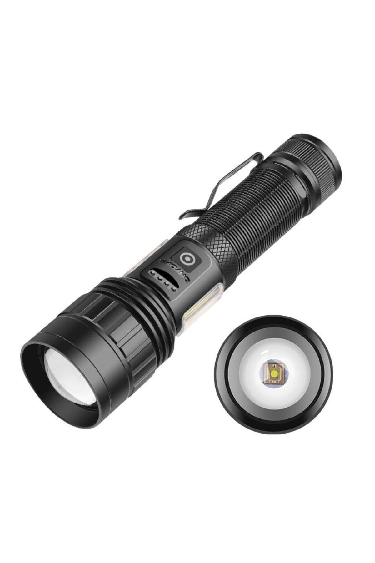 Kuzgun Ticaret PeakStar Ps-6153 10000 Lümen Zoomlu Mıknatıslı TG Cob Led Powerbank Özellikli Profesyonel El Feneri
