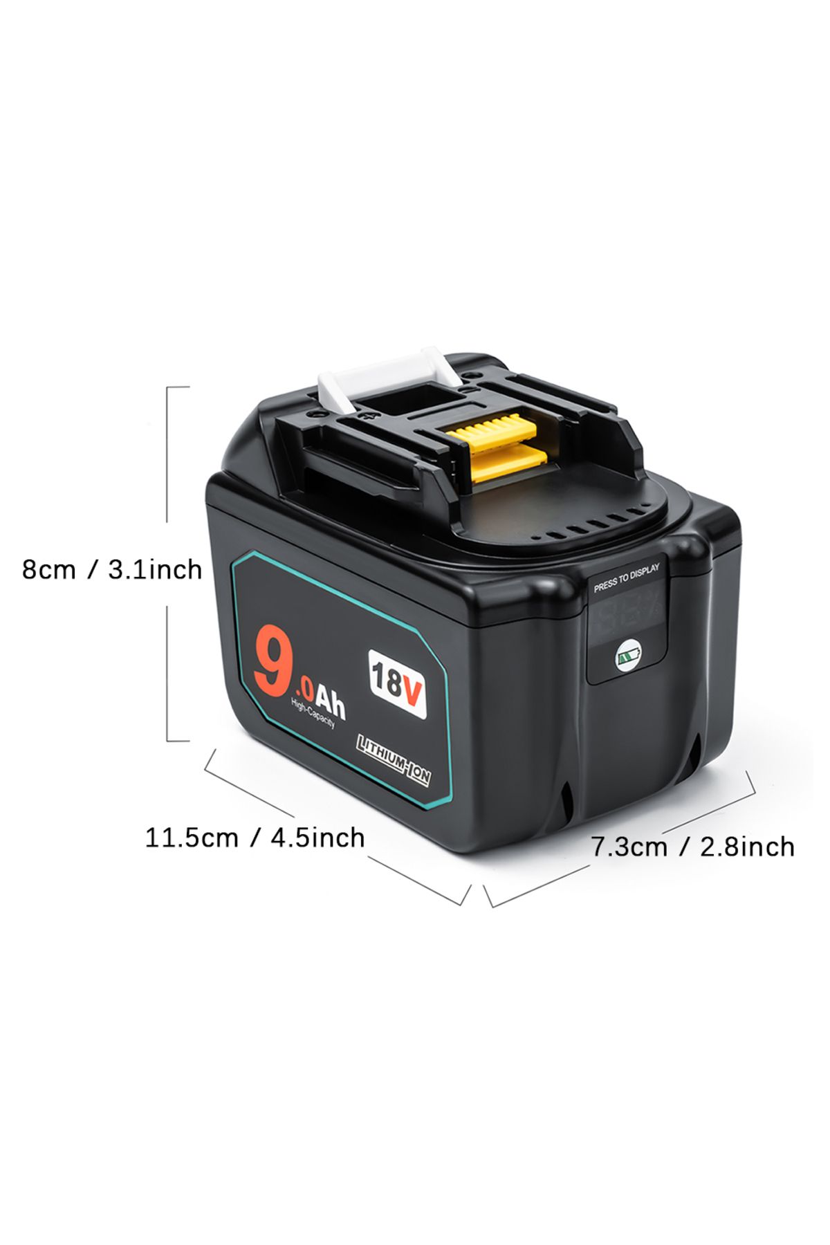Waitley-BL1890 9.0Ah Battery Case For Makita 18V DIY 6.0Ah Shell Box With BMS PCB Board Charging Protecti... 6
