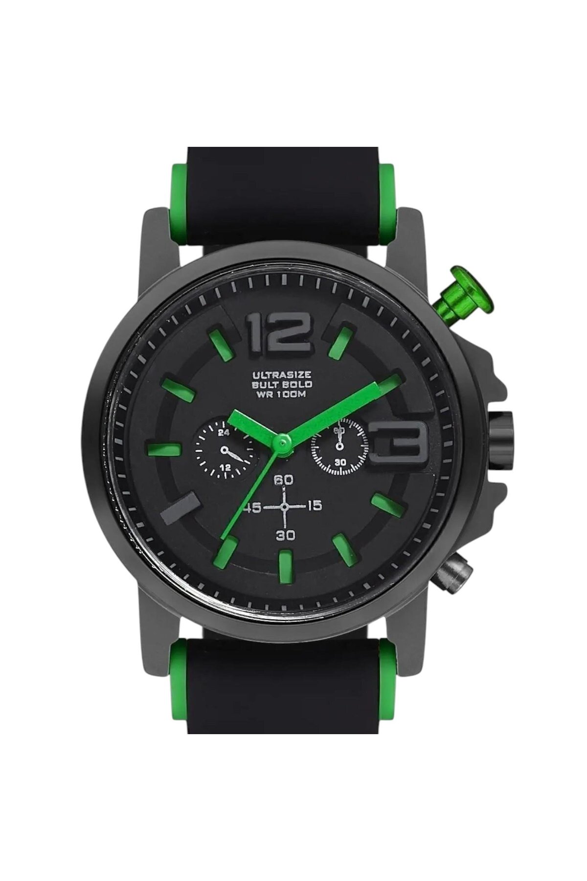 ساعت مچی مردانه با بند سیلیکونی و ظاهر اسپرت