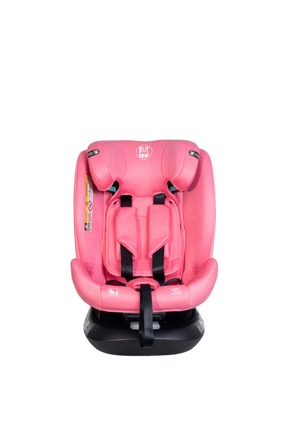 BUF BOOF-Saphir Car Seat DELUXE BUF BOOF iSIZE UnicornPink Isofix sleeping position 165 degrees rotating 40-150 cm 4