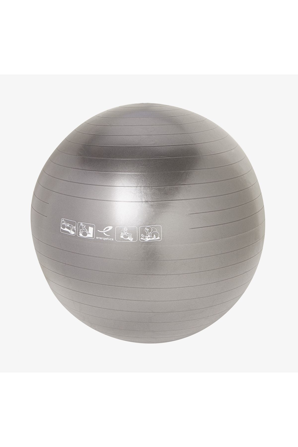 Energetics Unisex Gri Pilates Topu 75cm