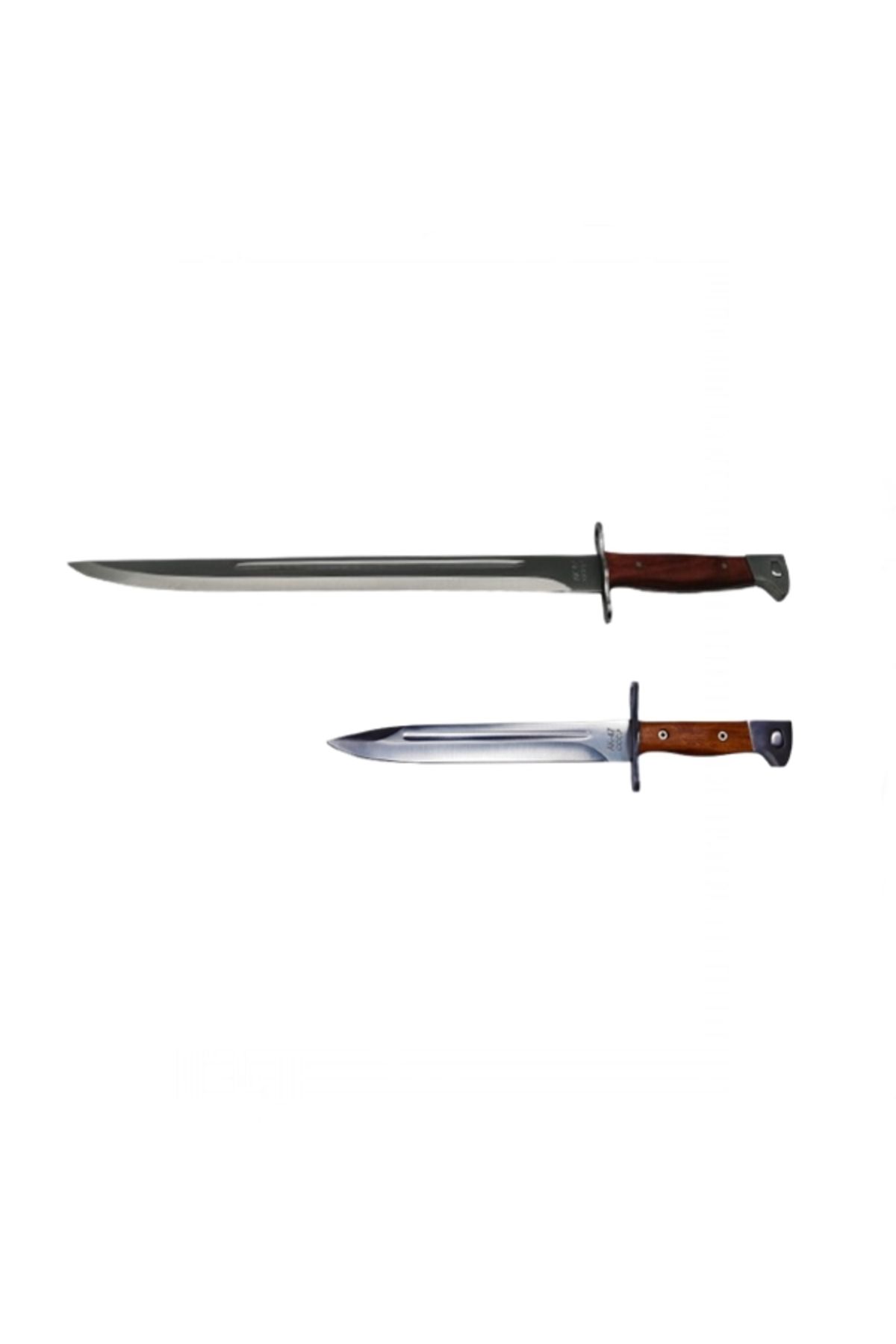 Depox Cuțit Baionetă Și Macetă, Ak-47, Camping Și Vânătoare, 28 Cm, Husă Inclusă - One Size