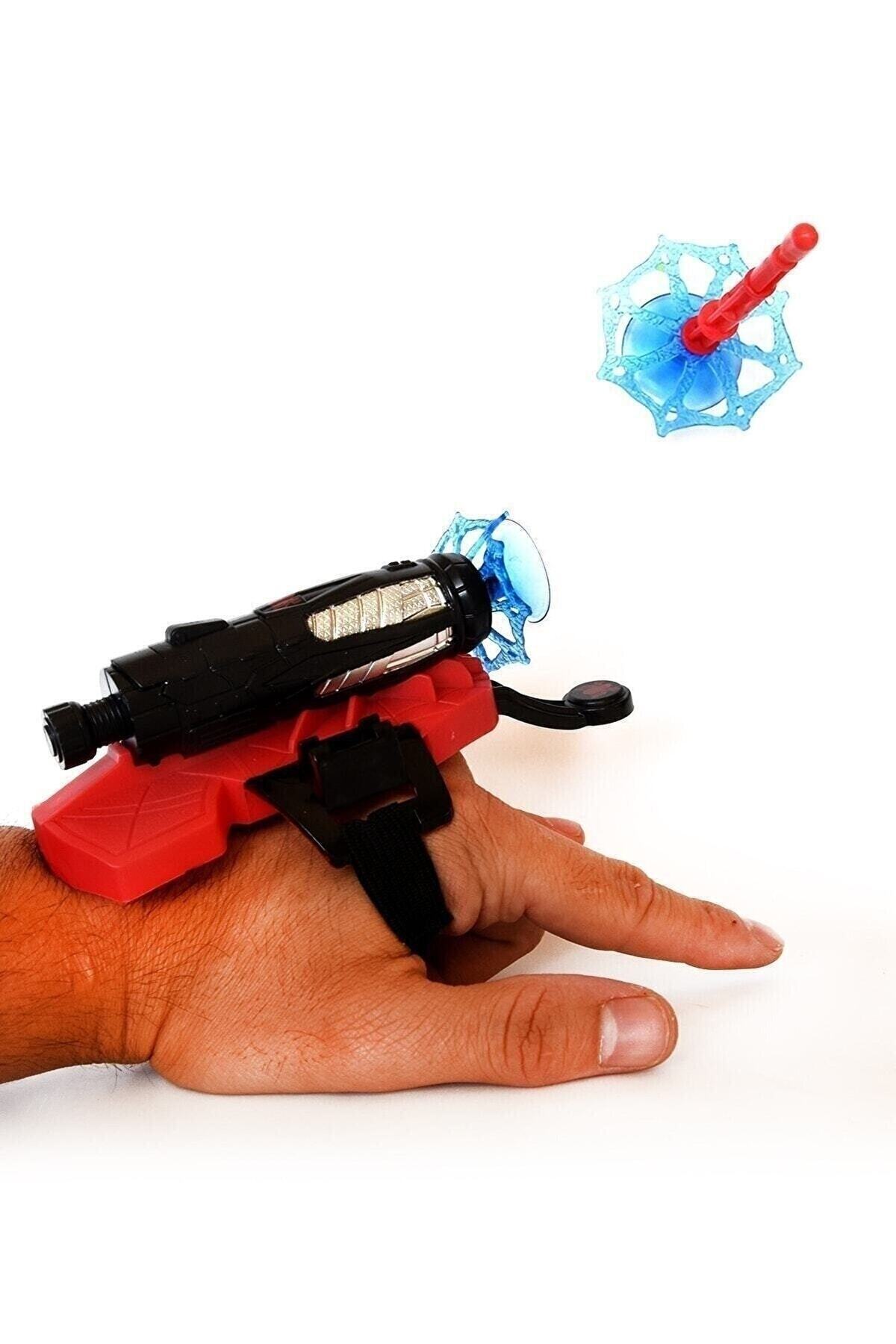 Brother Toys Örümcek Adam Ok Atan Vantuz Ağ Fırlatan Oyuncak Eldiven Maske Seti Spider Man fotoğrafı 3 (önizleme)