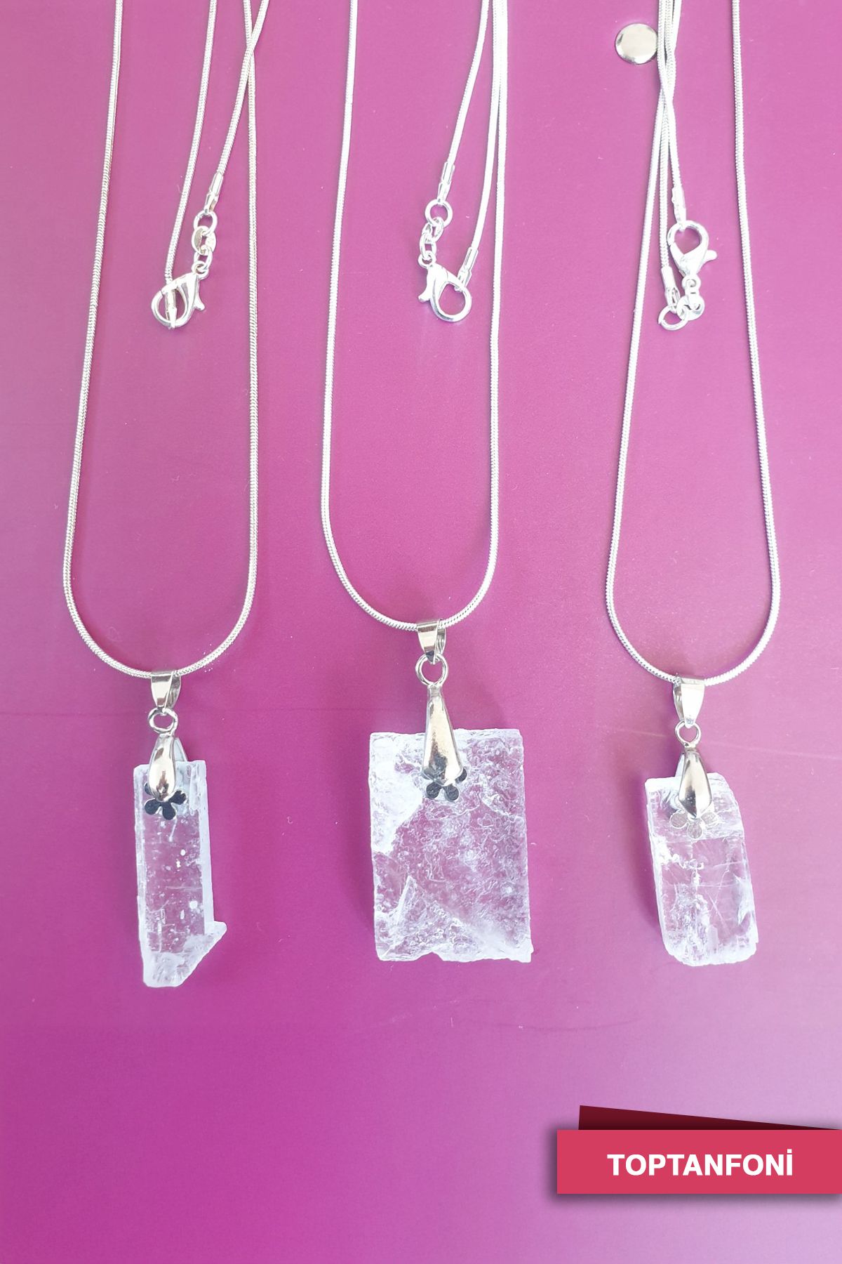 TOPTANFONİ Kristal Tuz Kolye