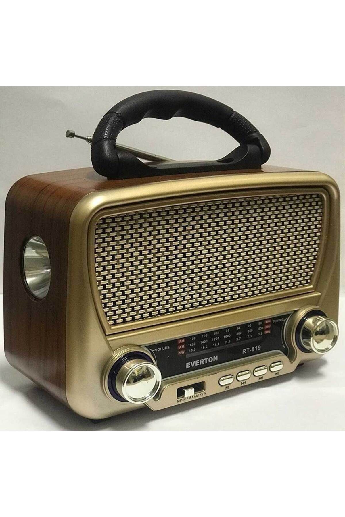 karadağsb Güneş Enerjili Nostaljik Fm,Aux,Usb Müzik Çalar Rt-819
