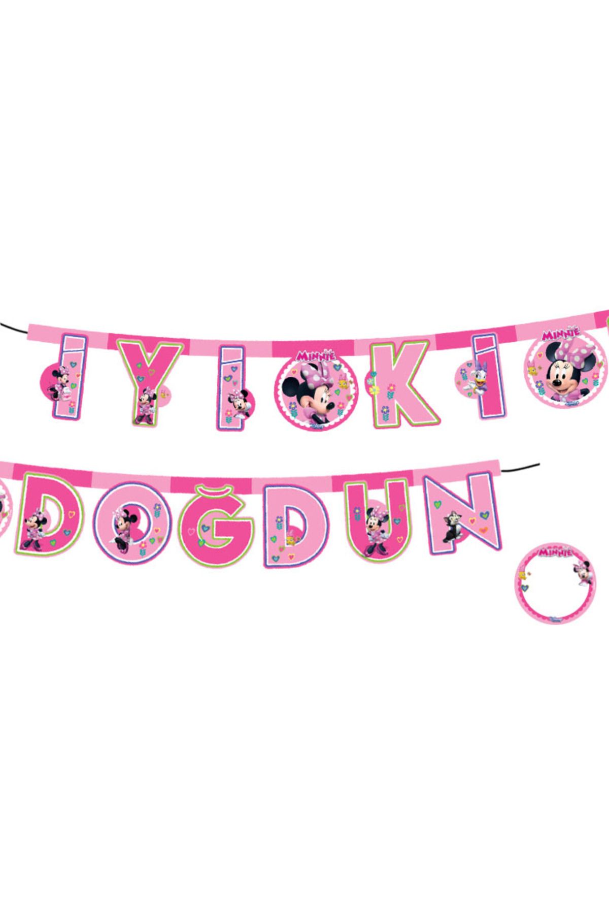 era balon MİNNİE LİSANSLI BANNER ÖLÇÜSÜ 200cm