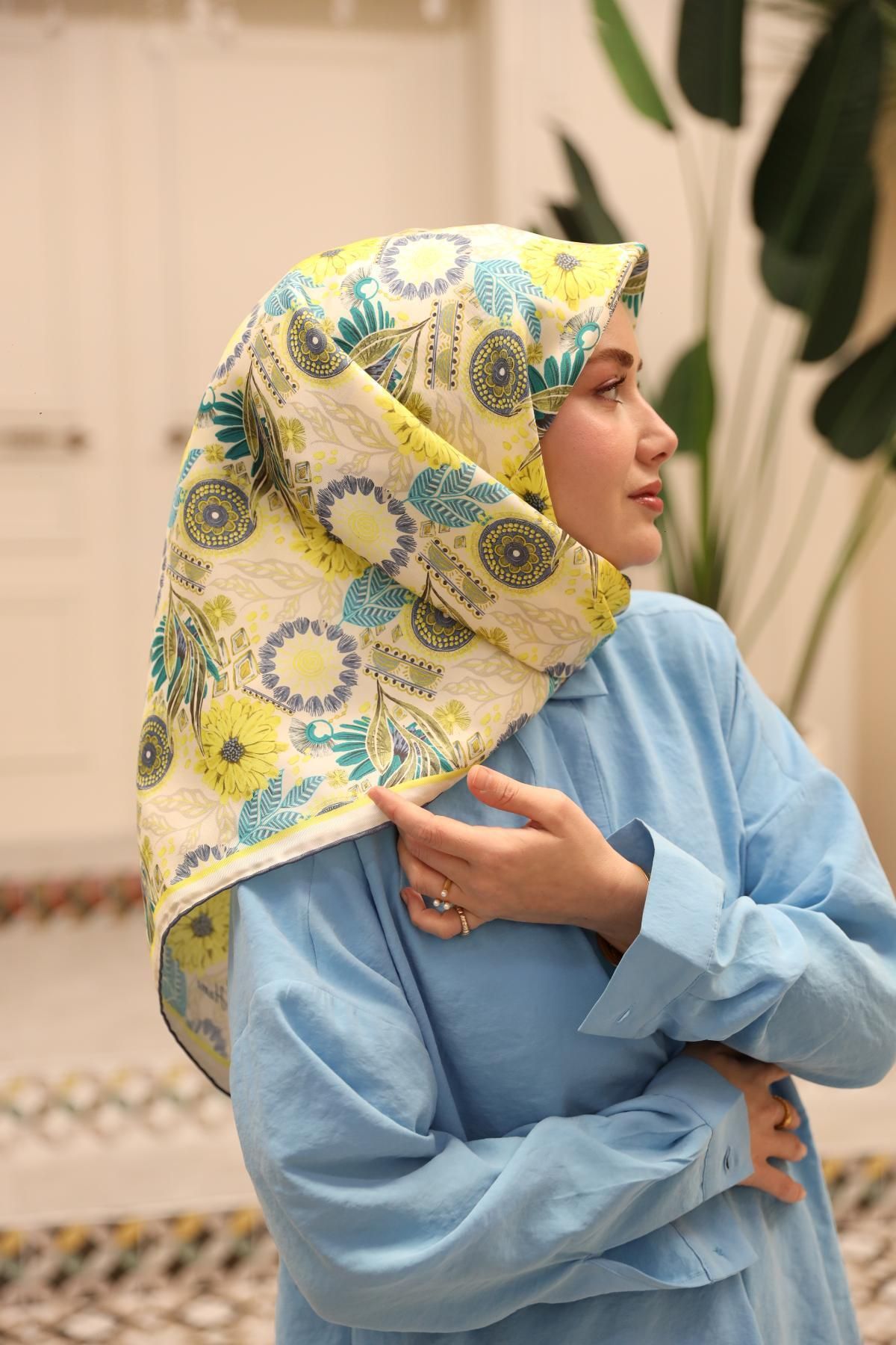Silk Home-Twill Silk Scarf 11463-21 4