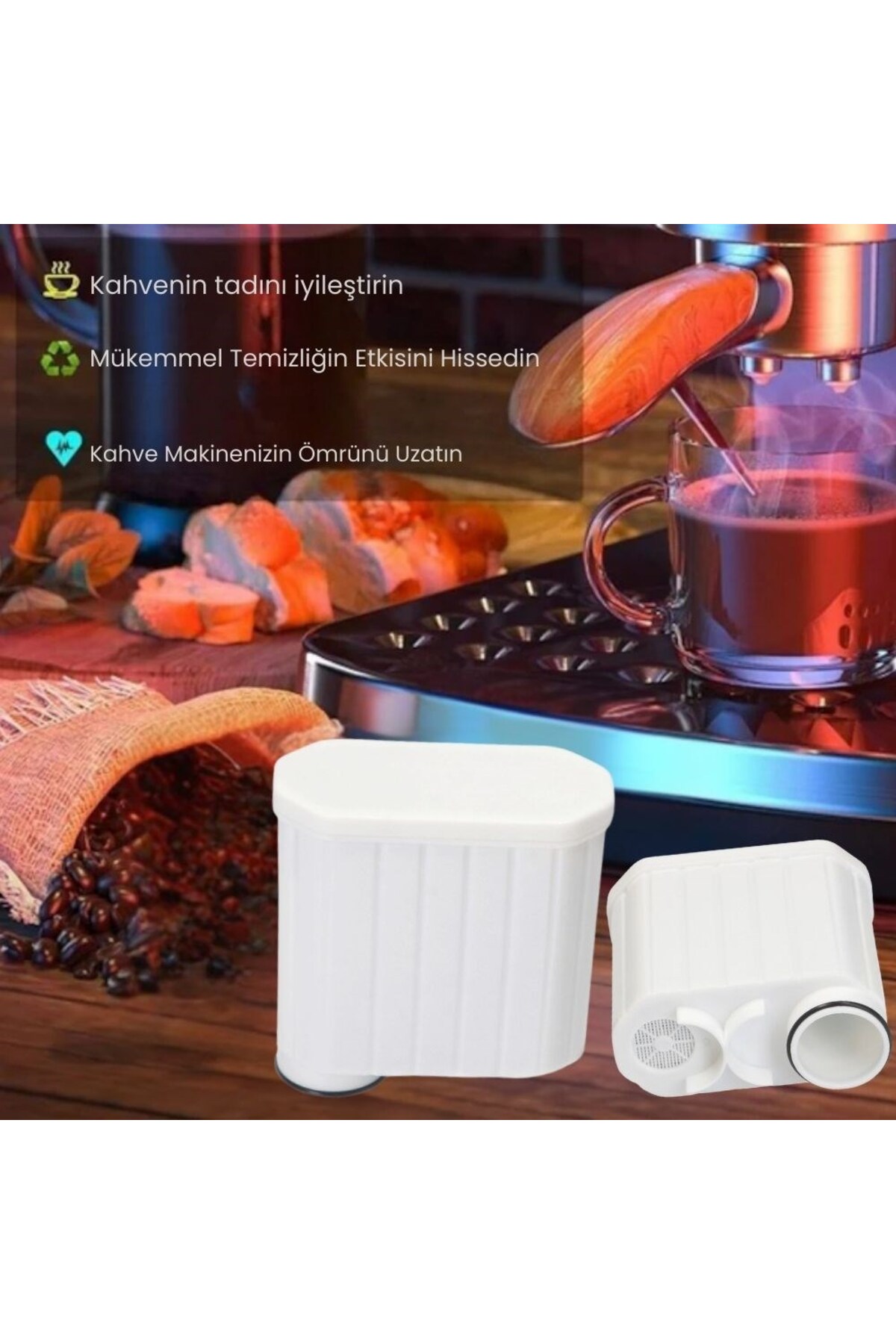 Supervac Philips Espresso Makinesi EP4346 EP4441 EP4446 Aqua Clean