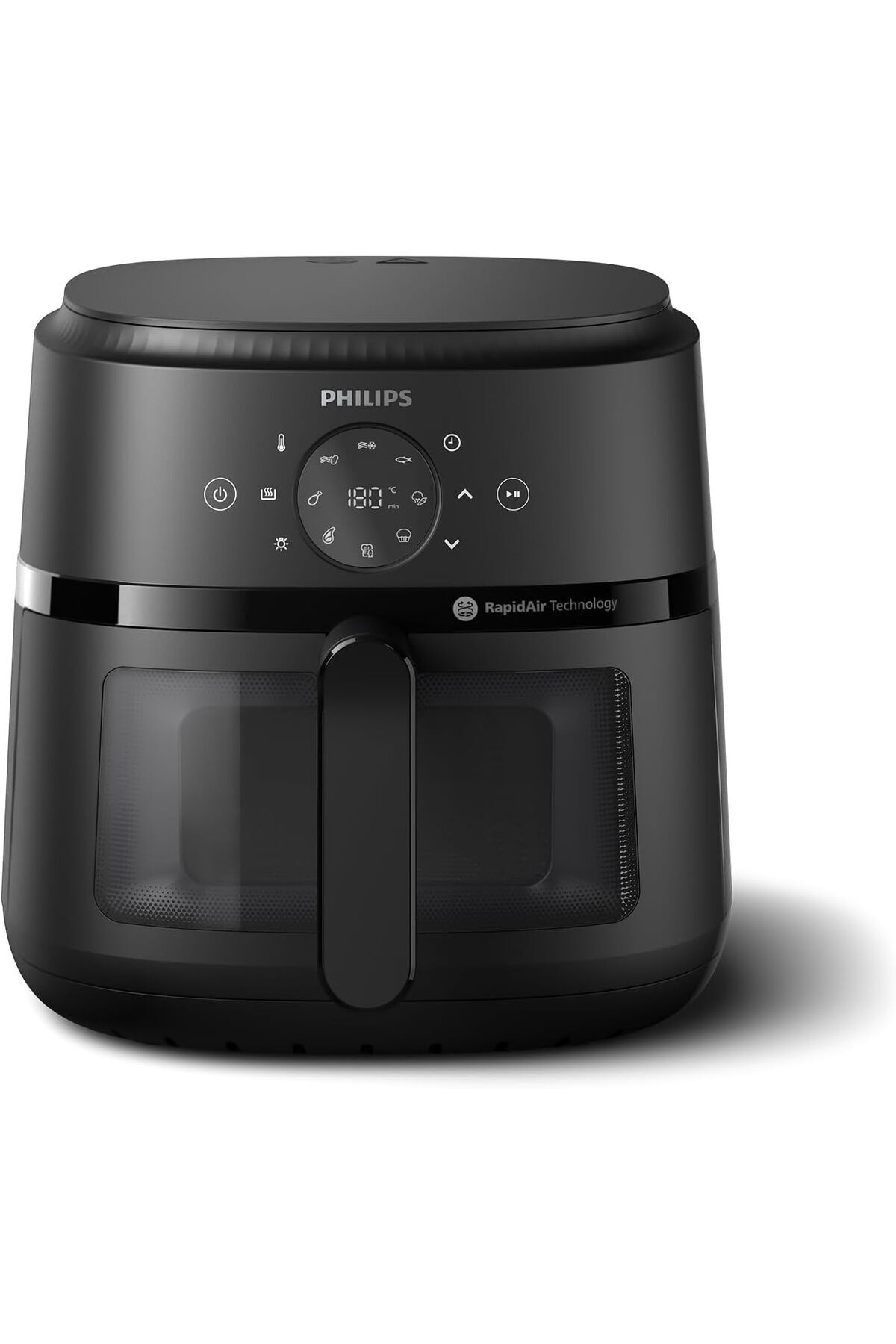 Philips Air Fryer 6.2L, Digital Control, 13 Functions, Visible Door, 1700W, Black NA230/00