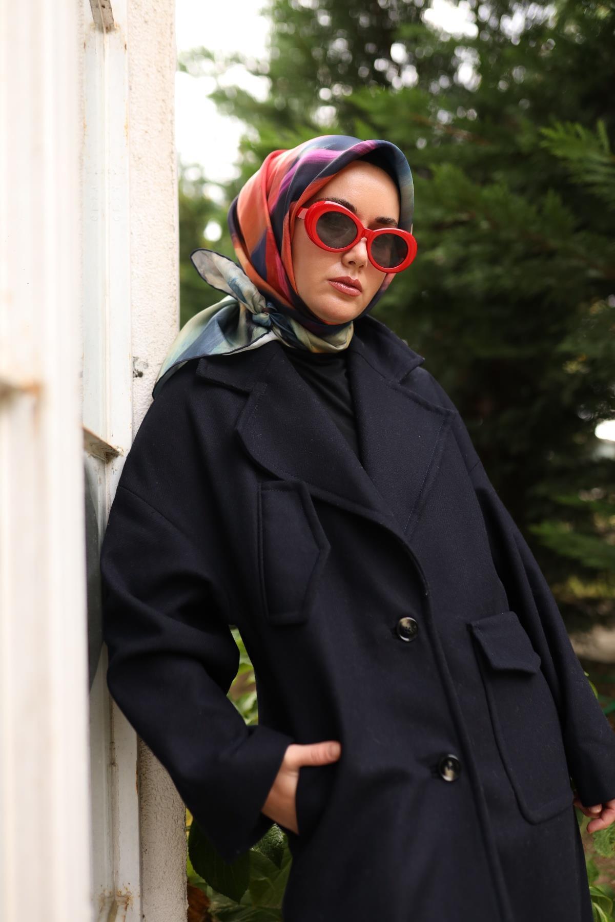 Silk Home-Eșarfă din mătase twill 11448-07 2